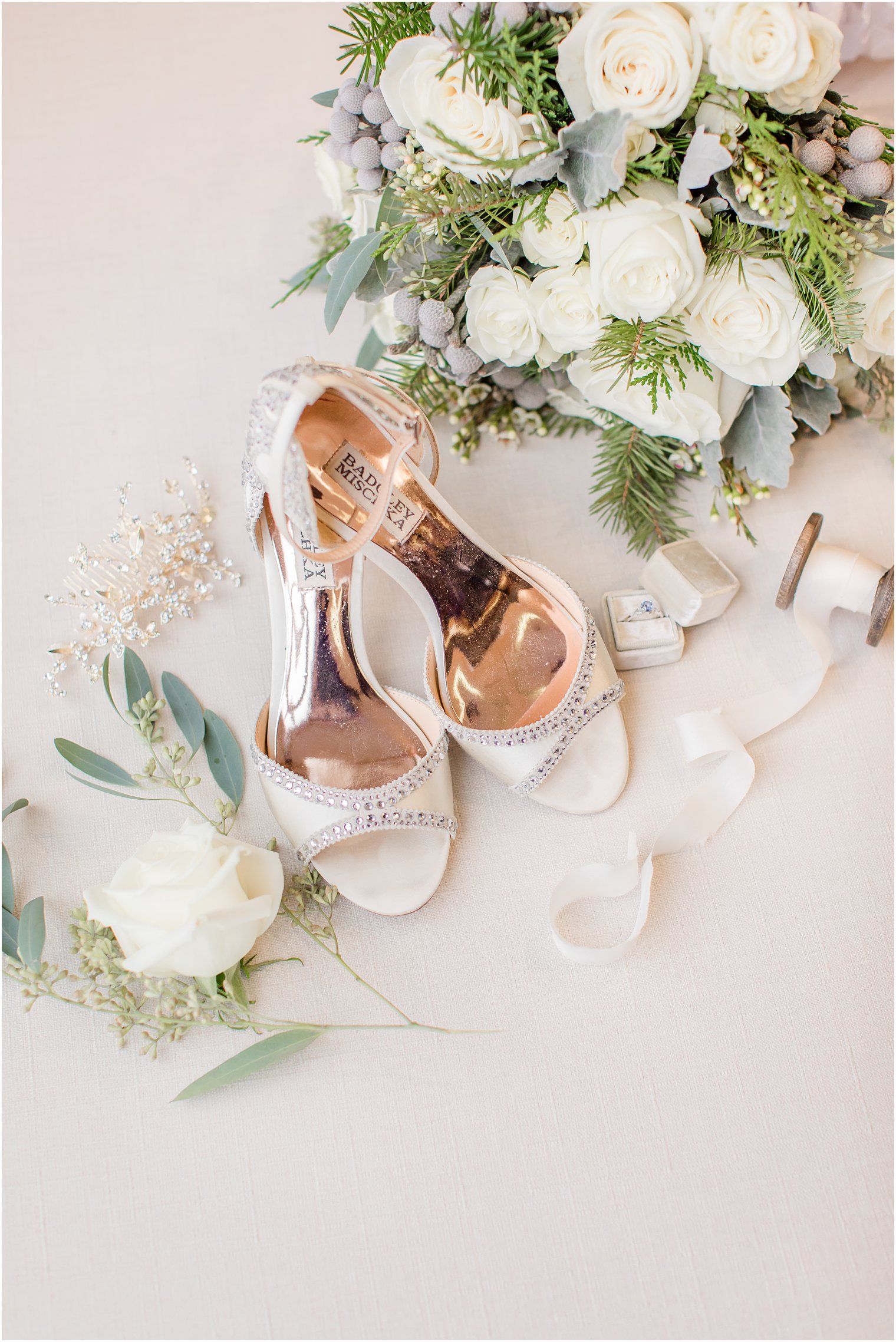 Badgley Mischka bridal shoes