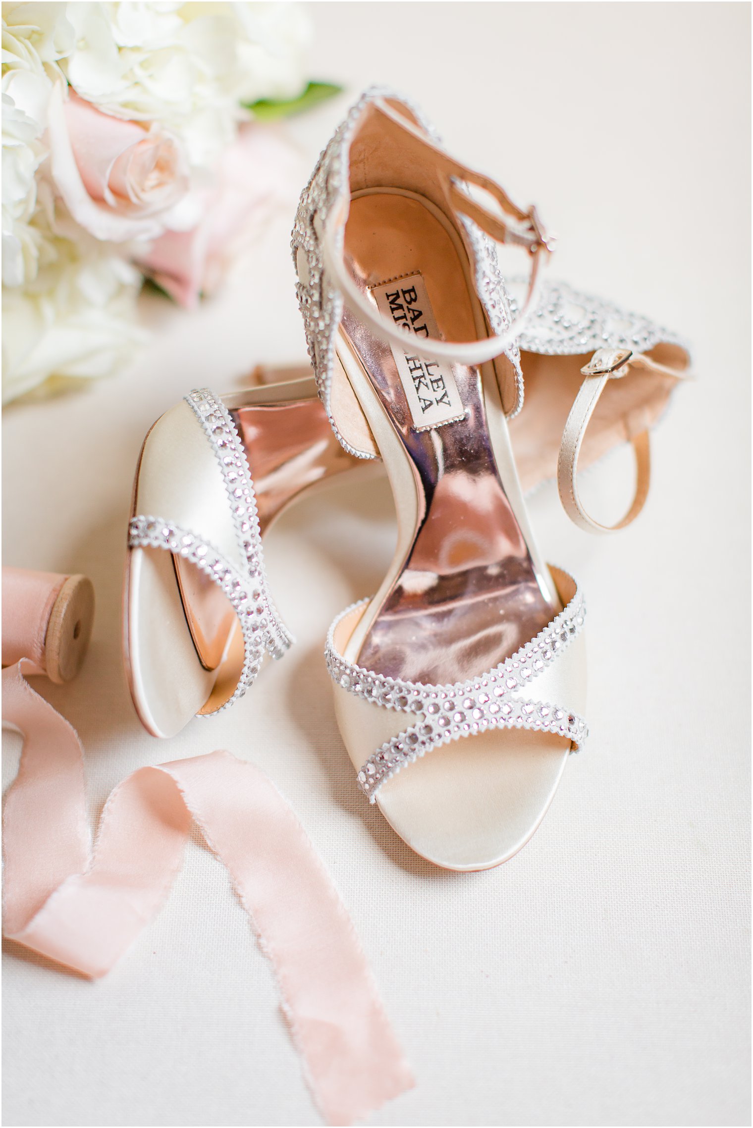 Badgley Mischka bridal shoes