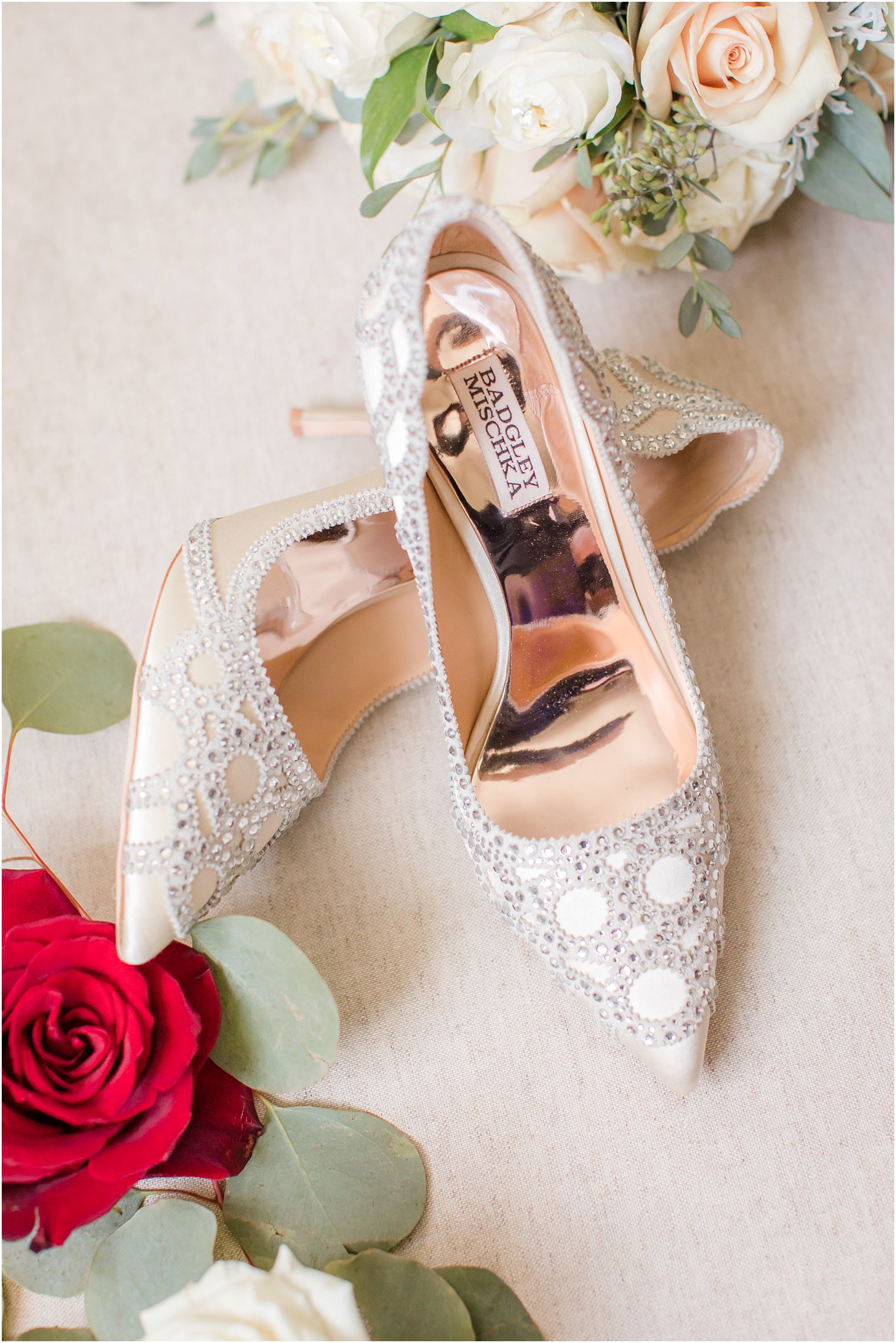 Badgley Mischka bridal shoes