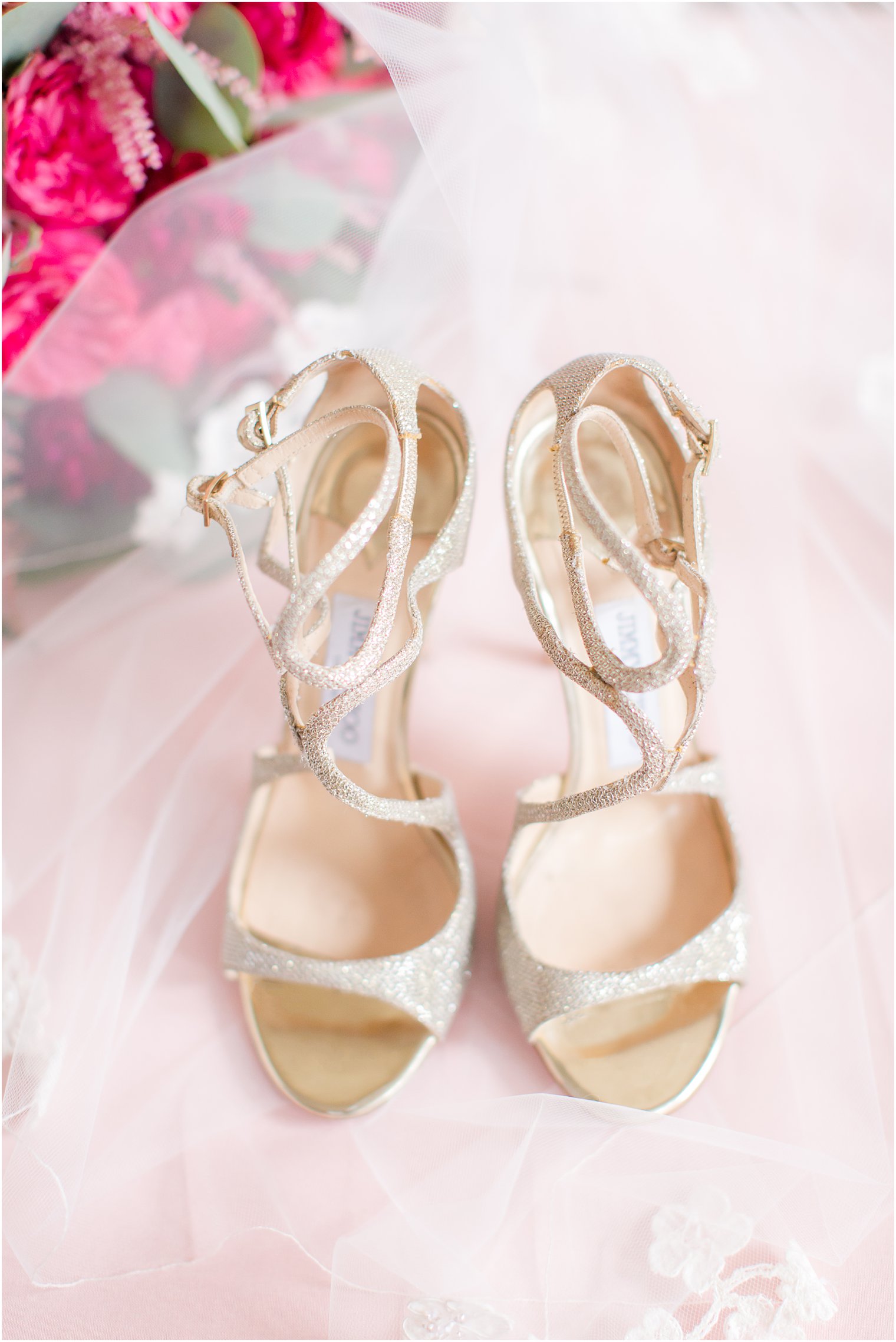 Champagne Jimmy Choo shoes