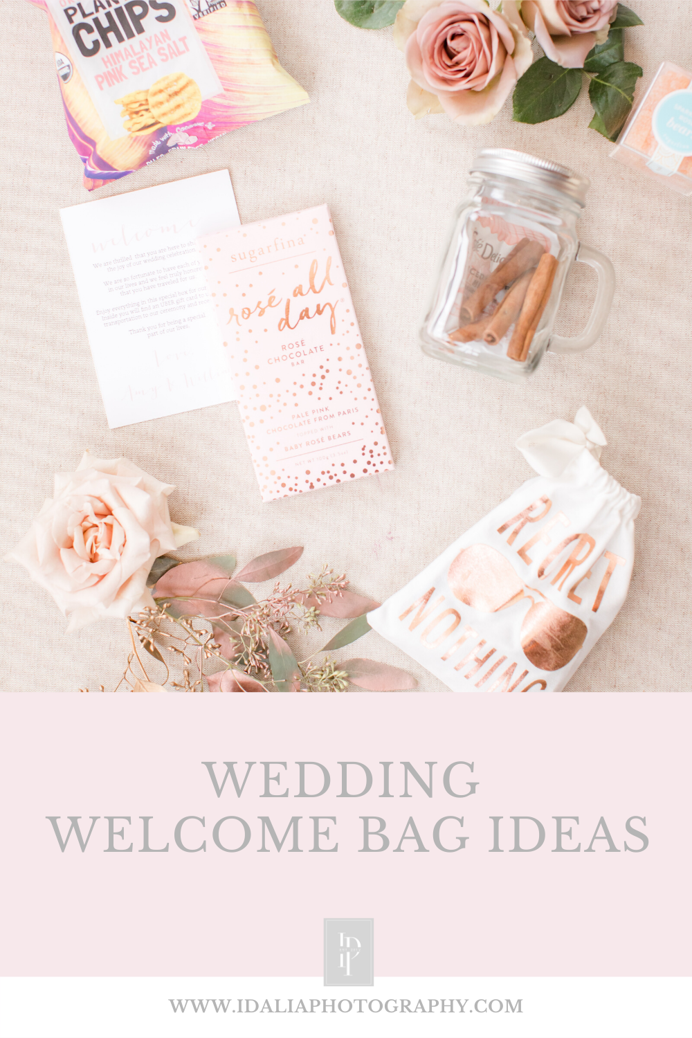 Wedding Welcome Bag Ideas by Idalia Photography