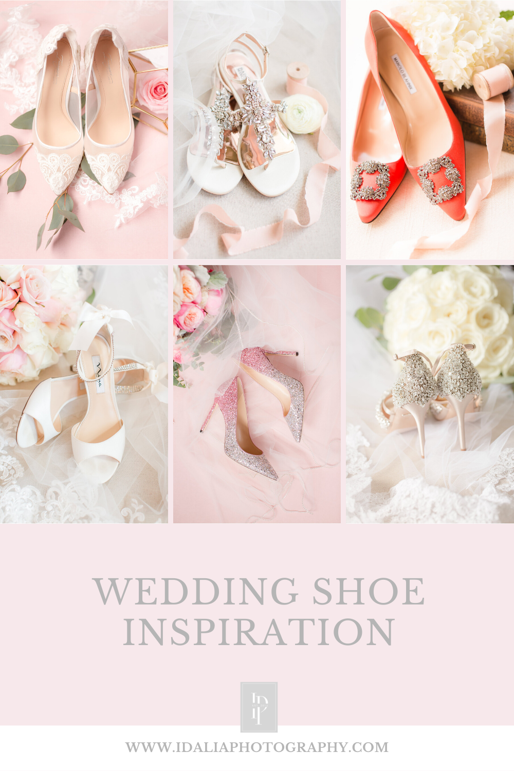 Wedding Shoe Inspiration by Idalia Photography