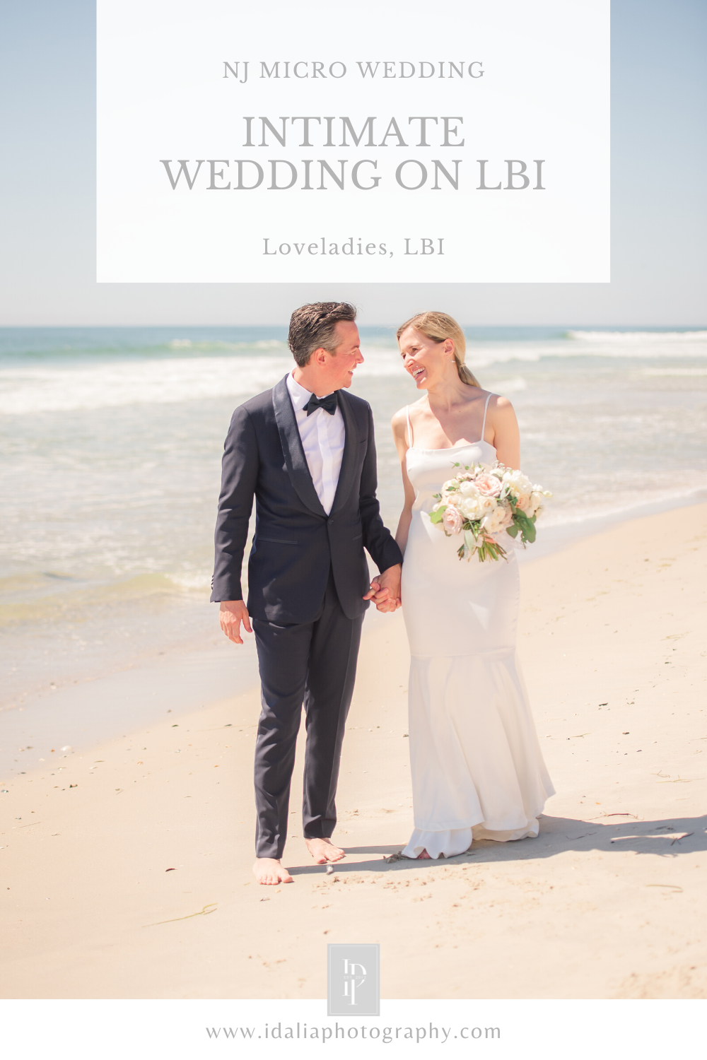 Micro Wedding on Long Beach Island | Intimate wedding in Loveladies, LBI by NJ Wedding Photographer Idalia Photography