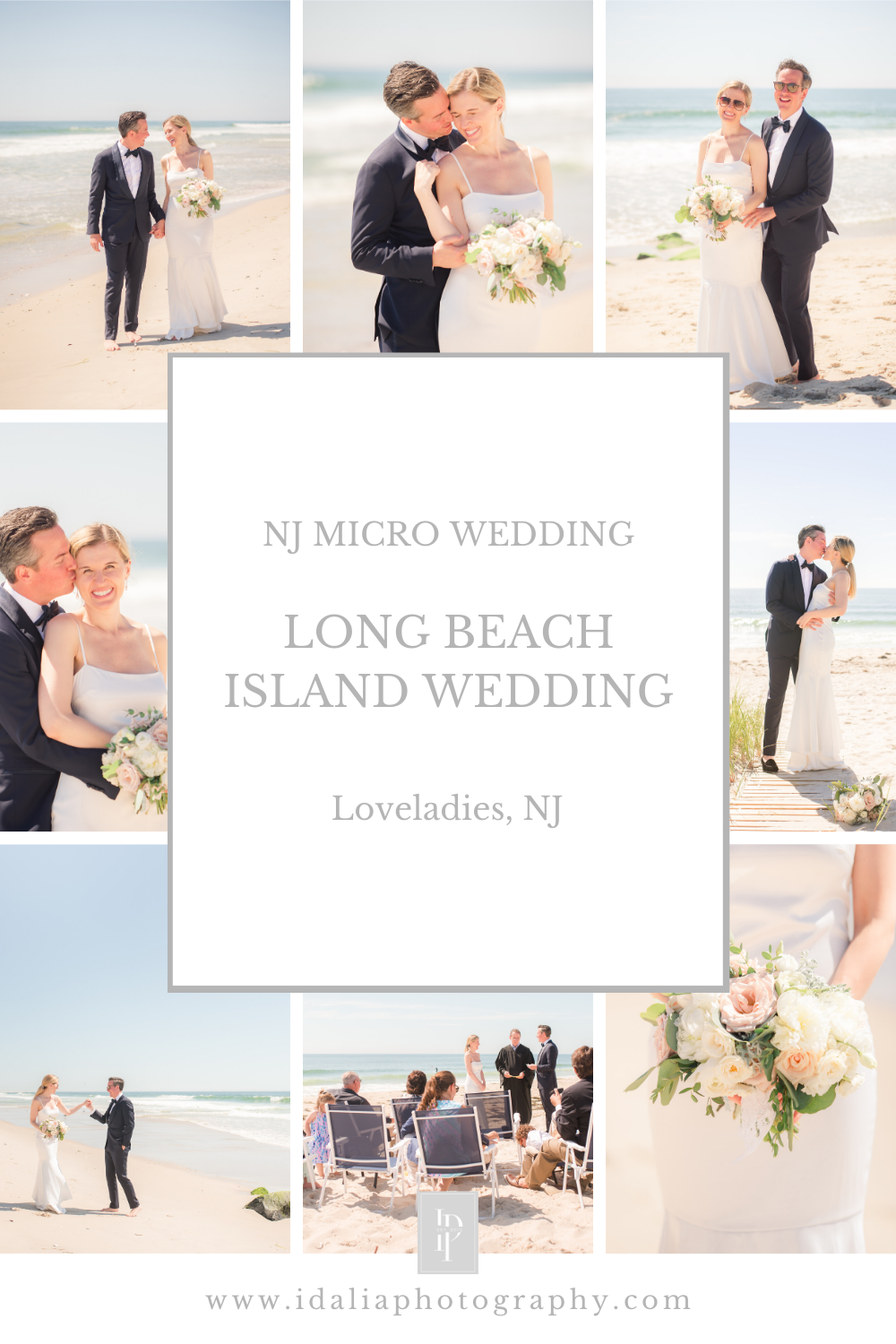 Micro Wedding on Long Beach Island | Intimate wedding in Loveladies, LBI by NJ Wedding Photographer Idalia Photography