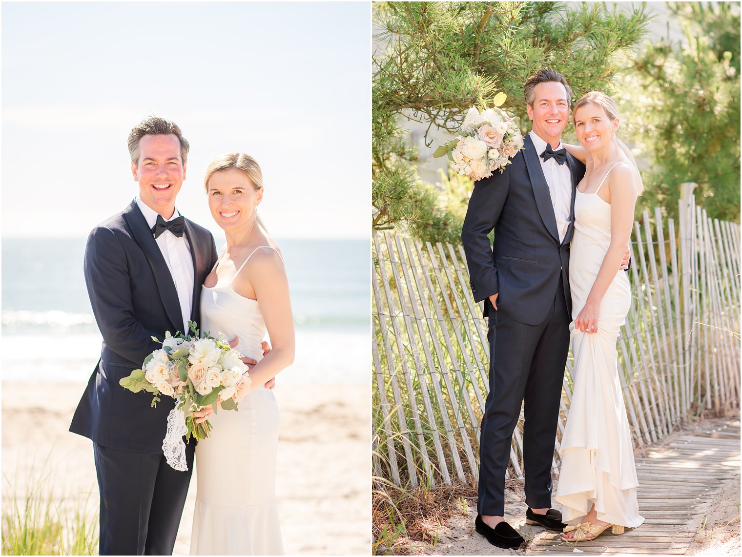 bride and groom photos on LBI