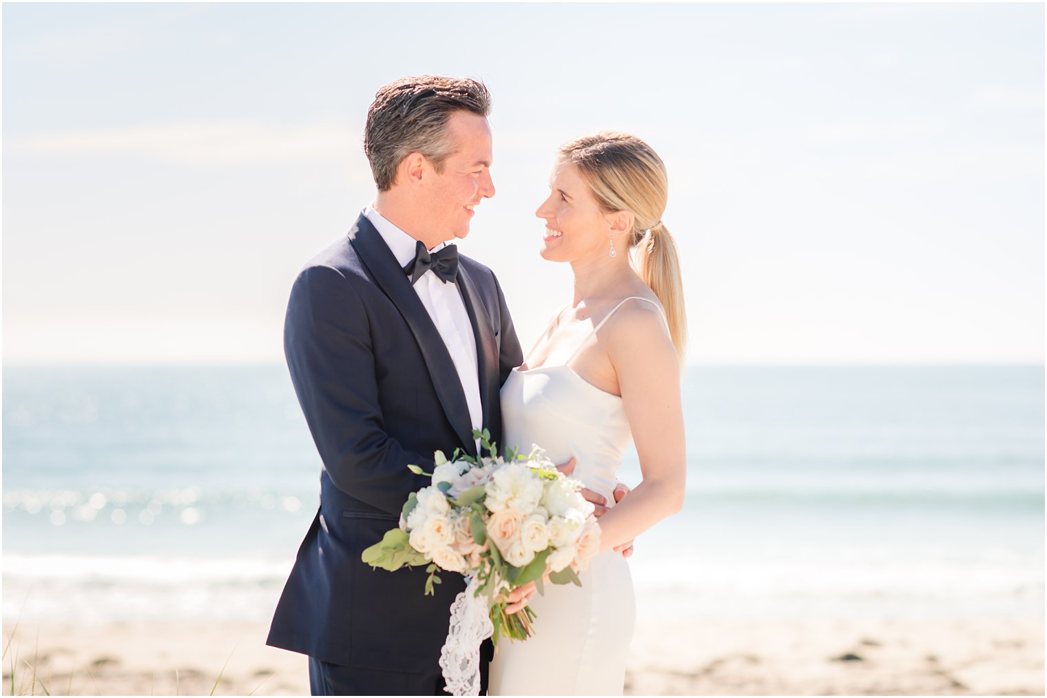 bride and groom photos on LBI