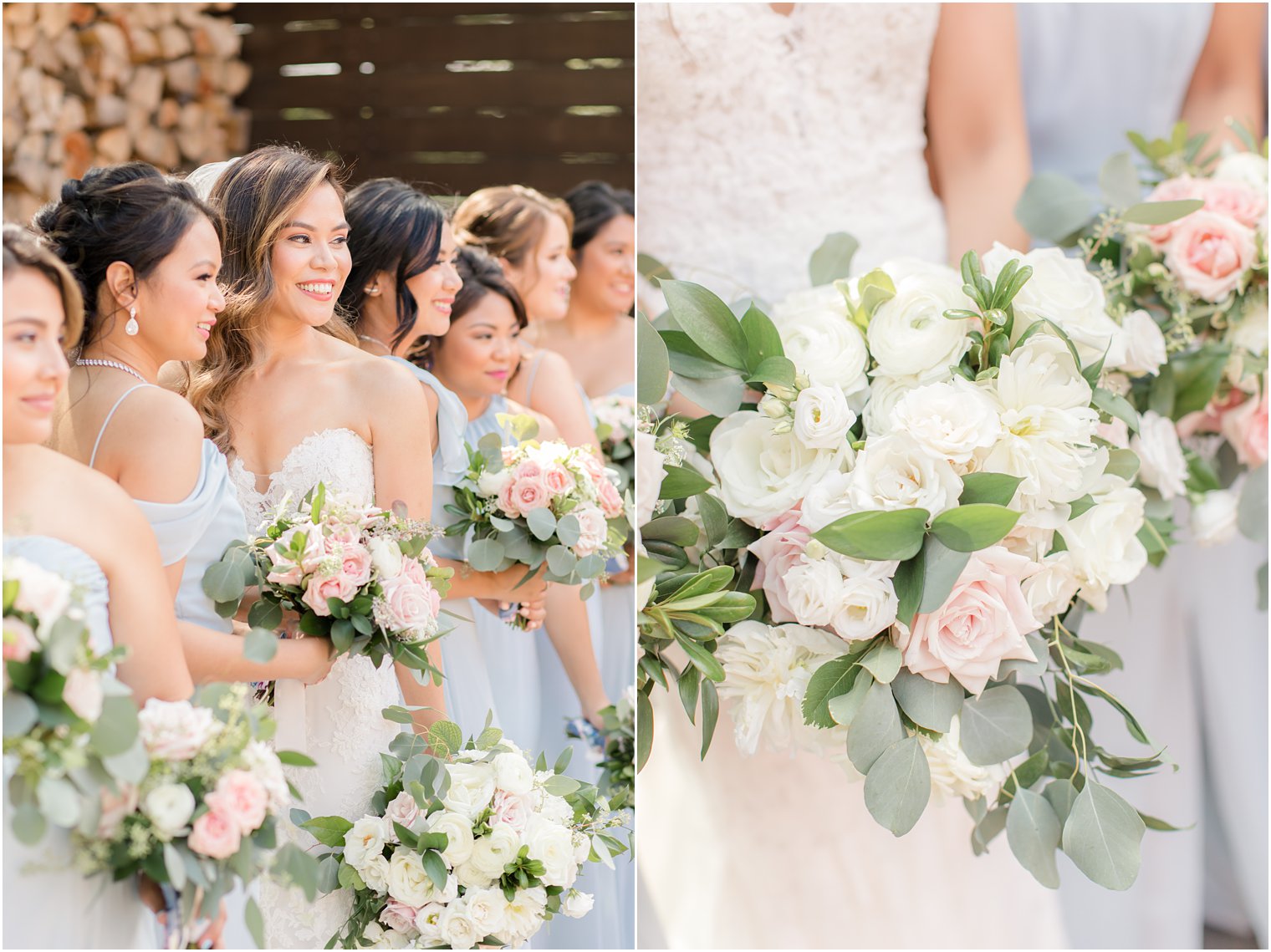 Bridesmaids and florals by Petal Pushers