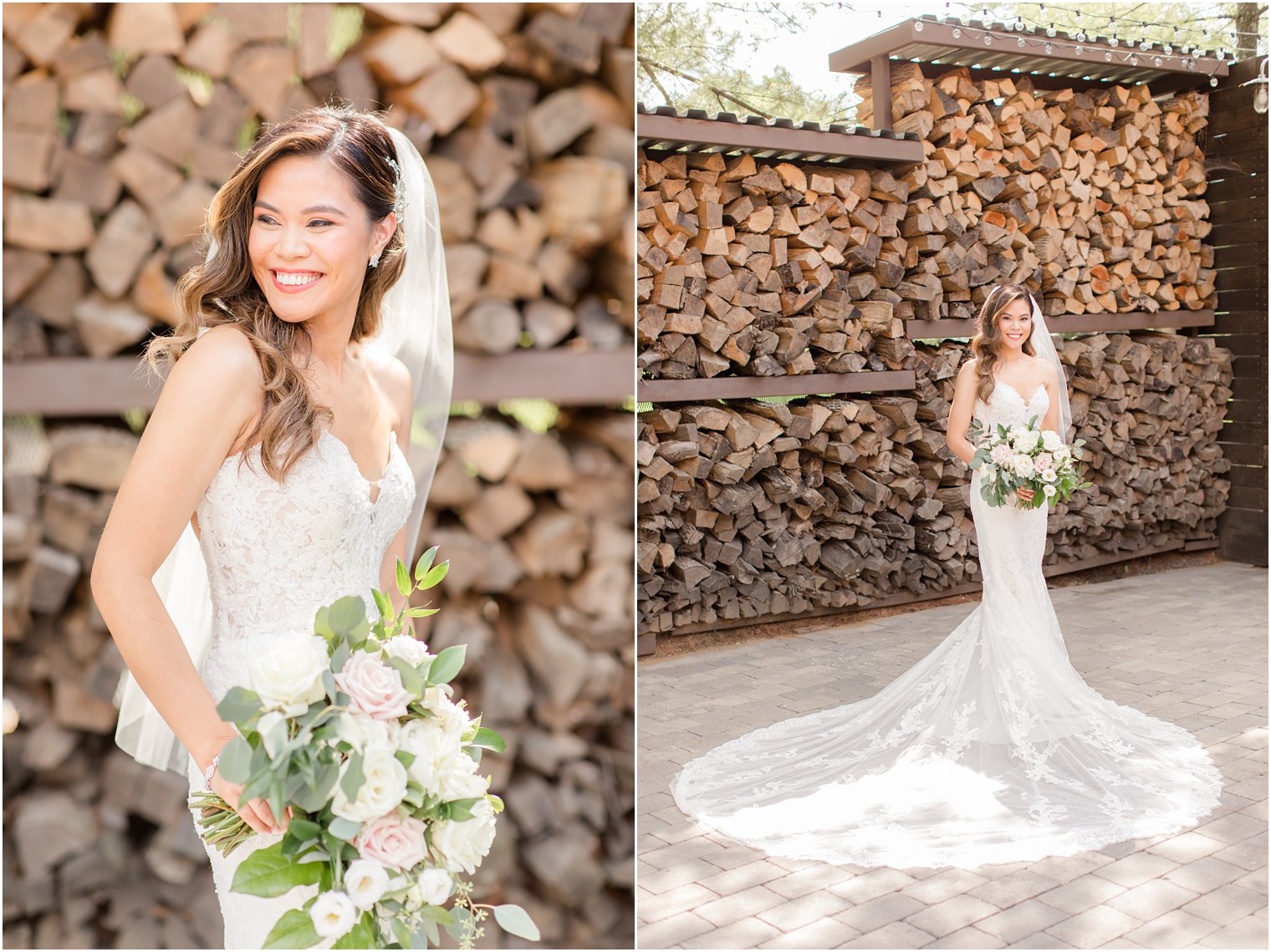 Bridal portrait at Stone House at Stirling Ridge