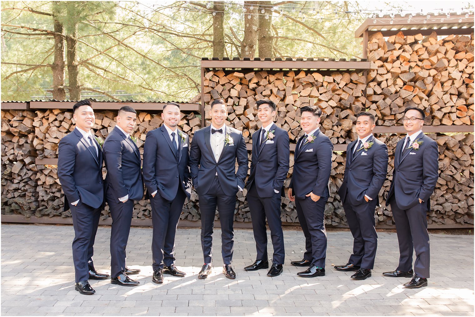 Groomsmen at Stone House at Stirling Ridge