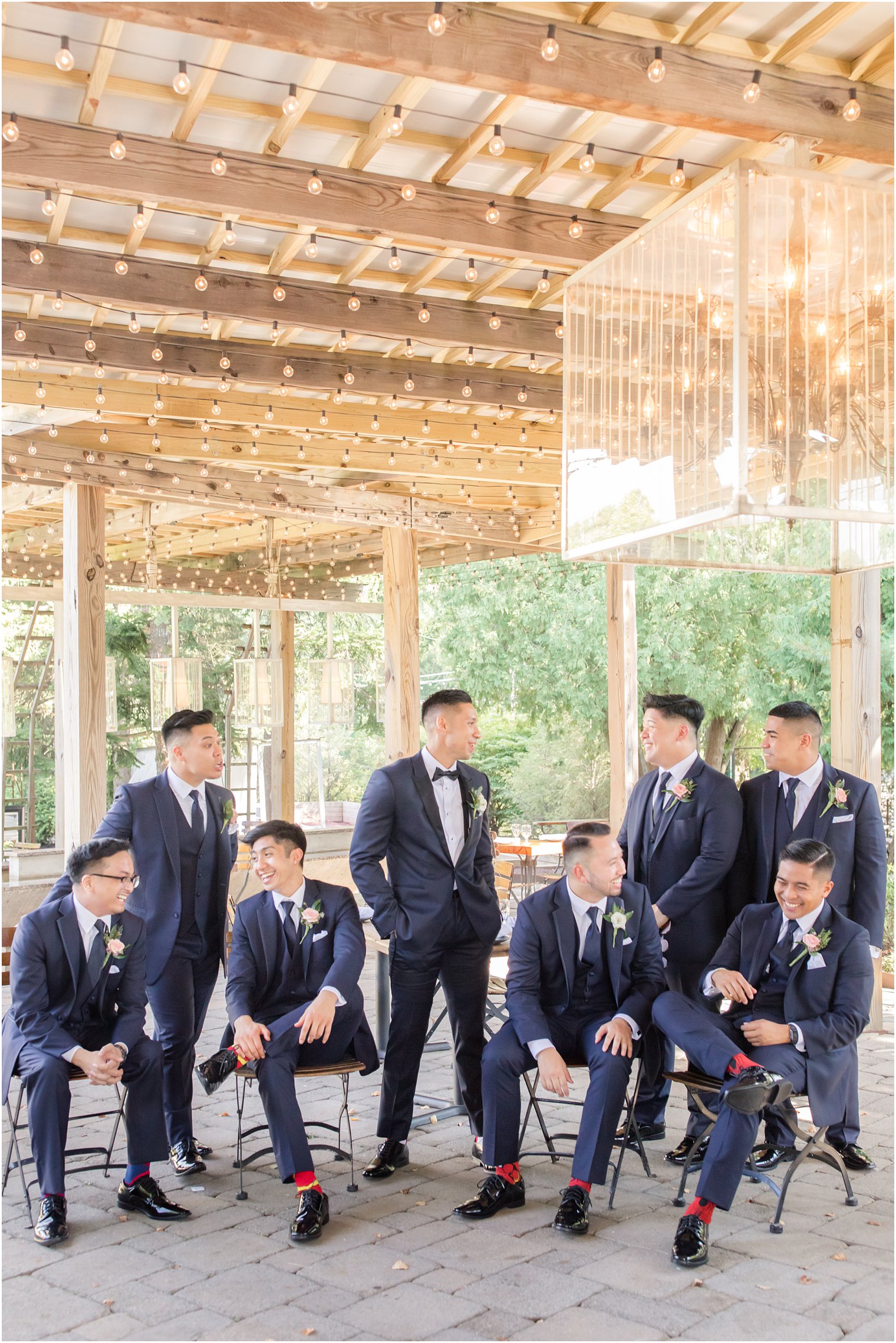 Groomsmen at Stone House at Stirling Ridge