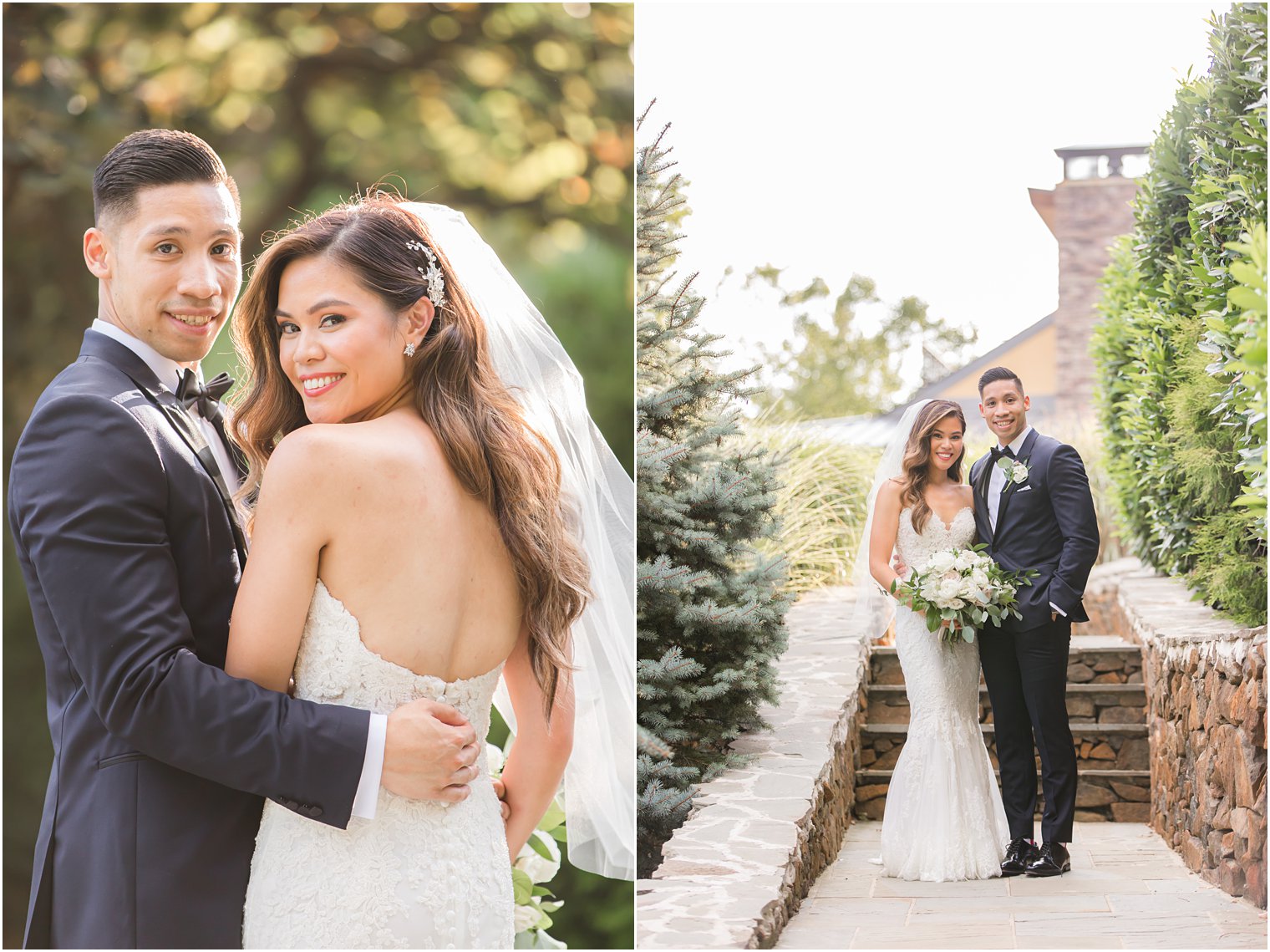 Bride and groom photos at Stone House at Stirling Ridge