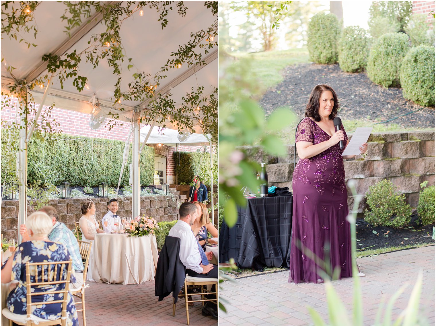 Outdoor wedding at Ninety Acres at Natirar in Peapack NJ