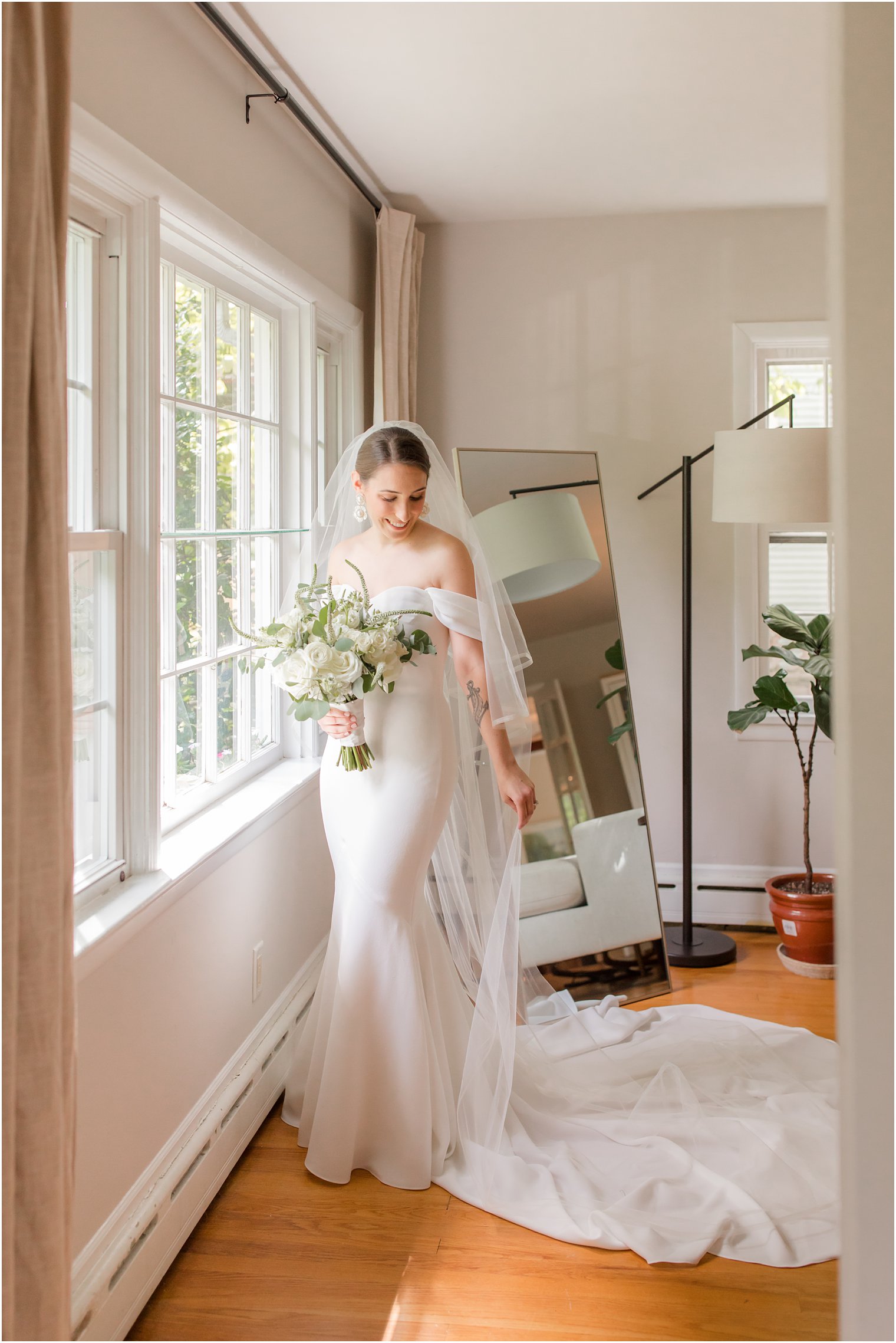 traditional bridal portrait