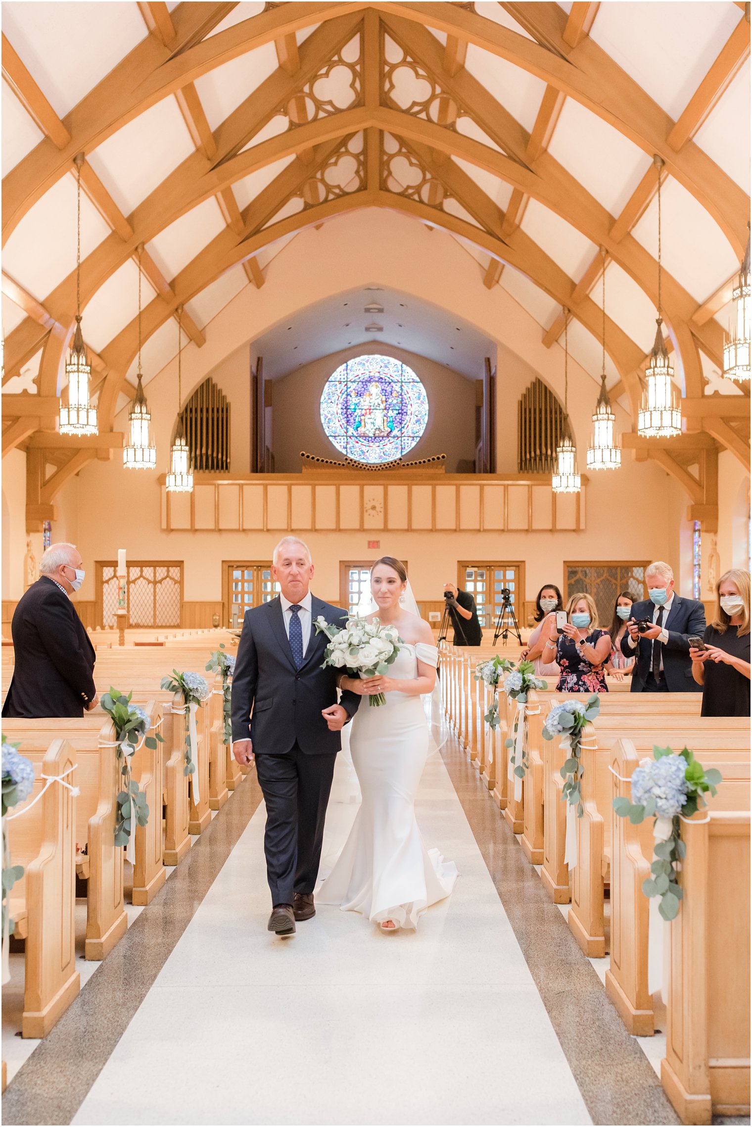 wedding ceremony at Our Lady of Mount Carmel in Ridgewood NJ