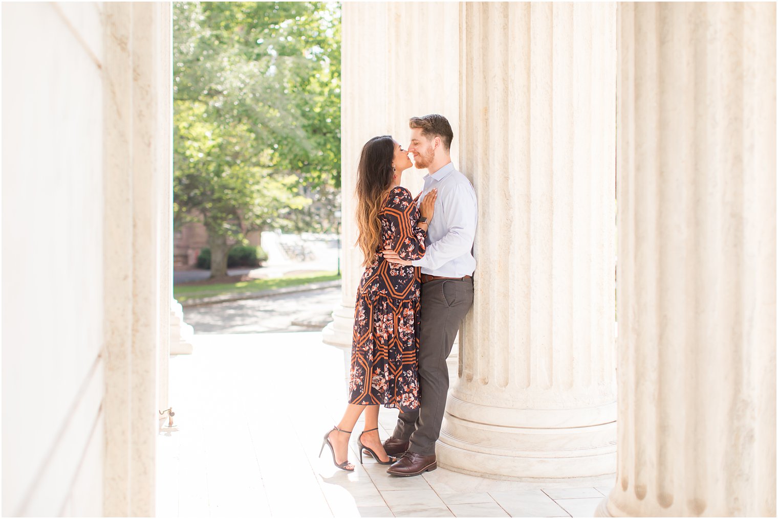 Princeton University Engagement Session in the summer