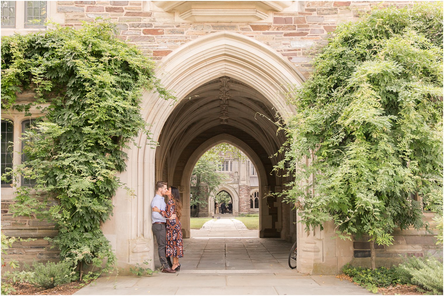 Summer engagement session at Princeton University
