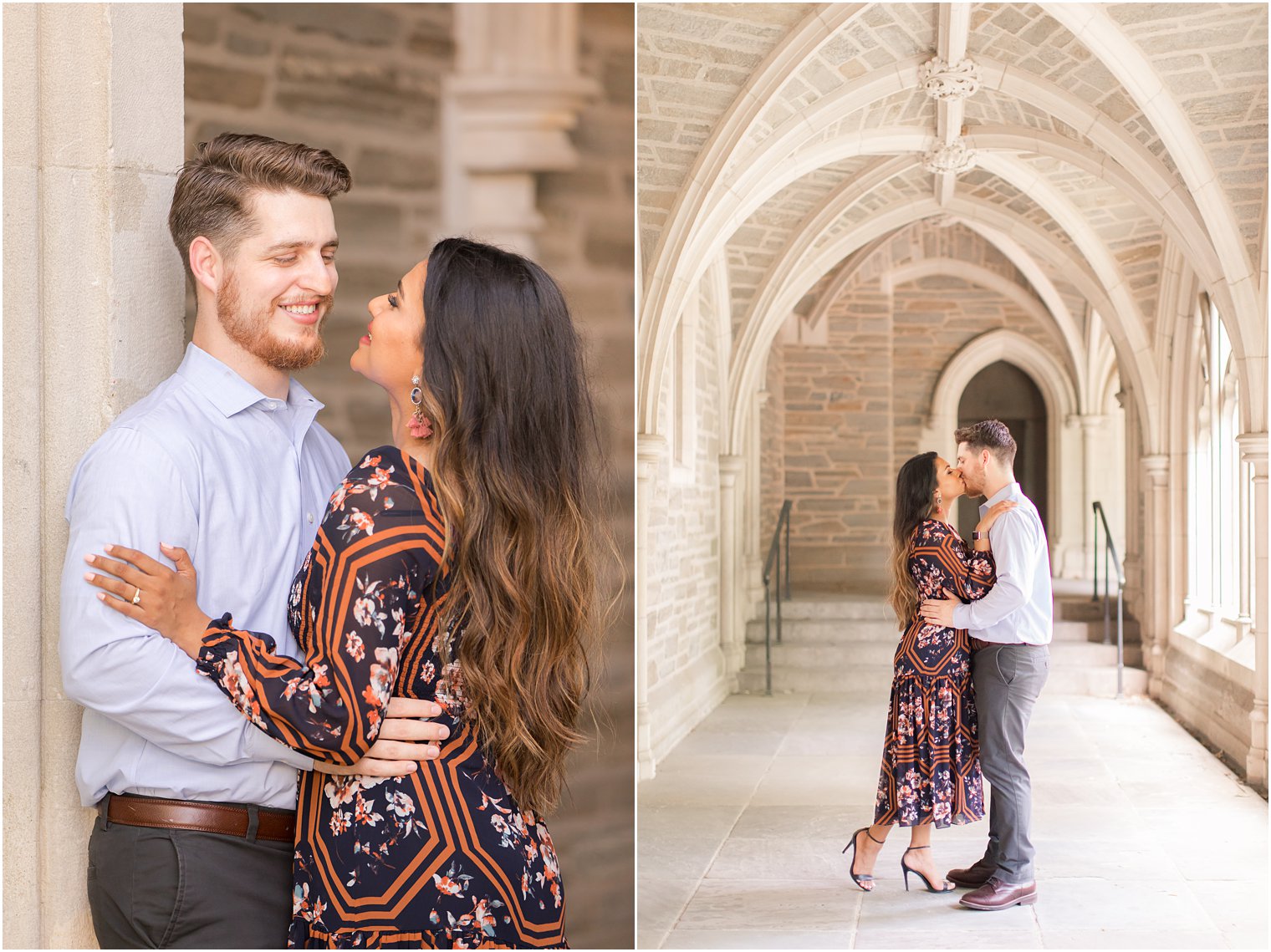 Bride and groom photos on Princeton campus