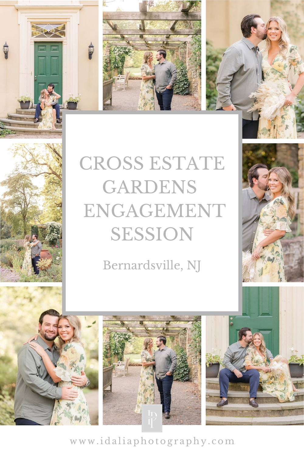 Cross Estate Gardens Engagement Session with Idalia Photography