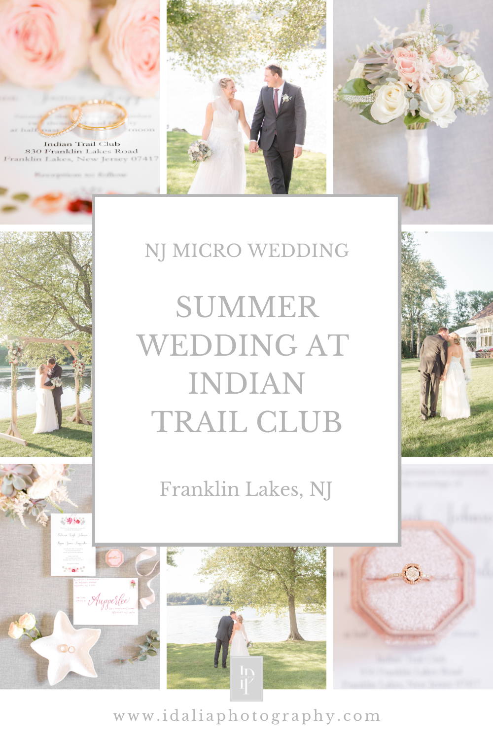 Summer micro wedding at Indian Trail Club