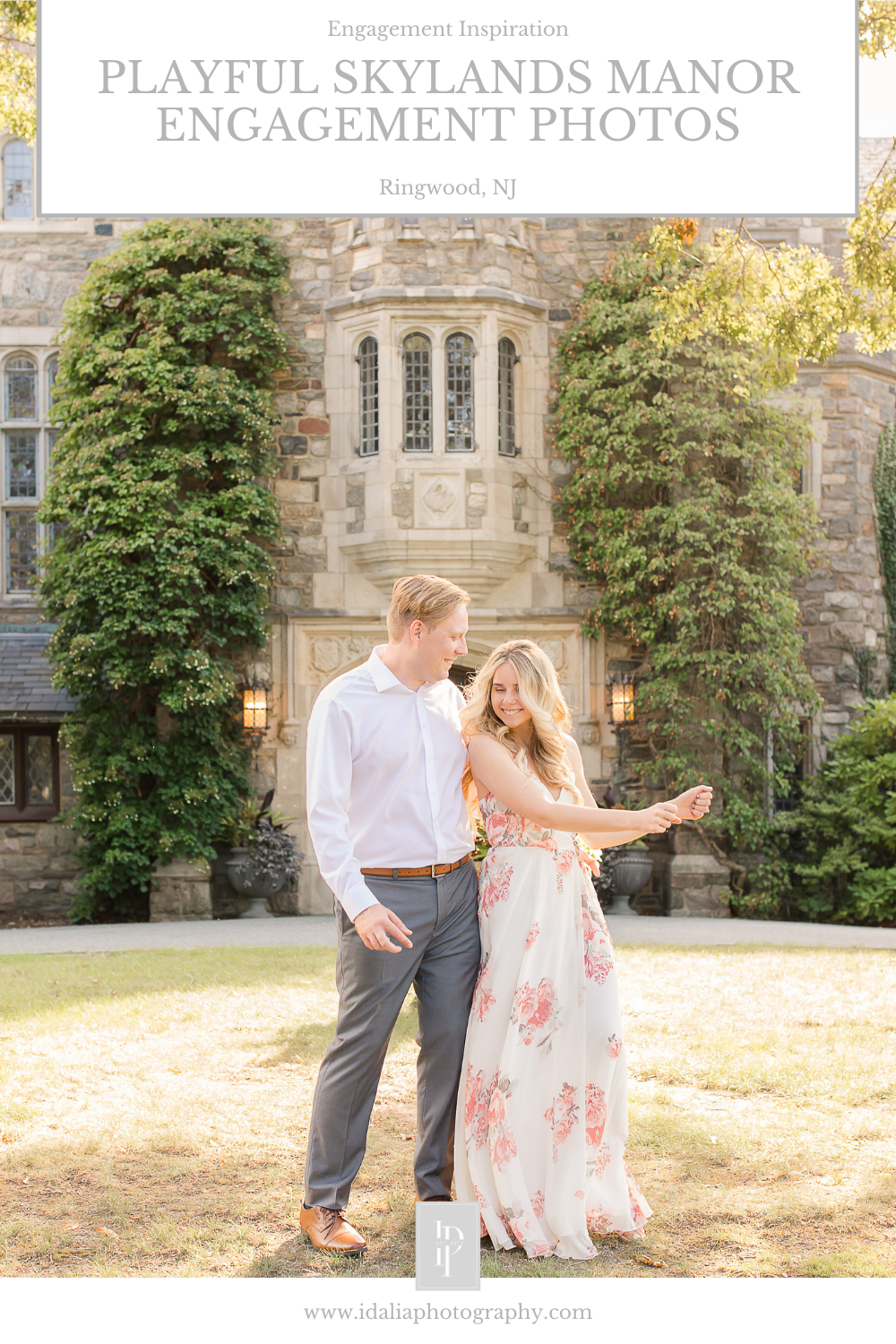 Skylands Manor engagement session with Idalia Photography