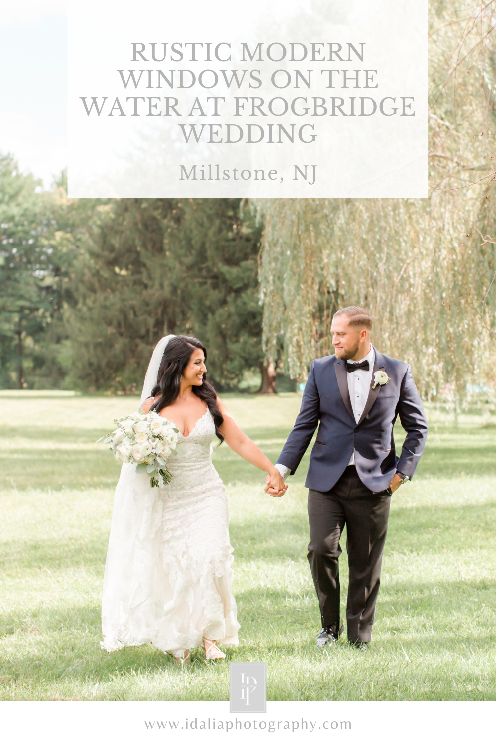 Windows on the Water at Frogbridge Rustic Modern Wedding