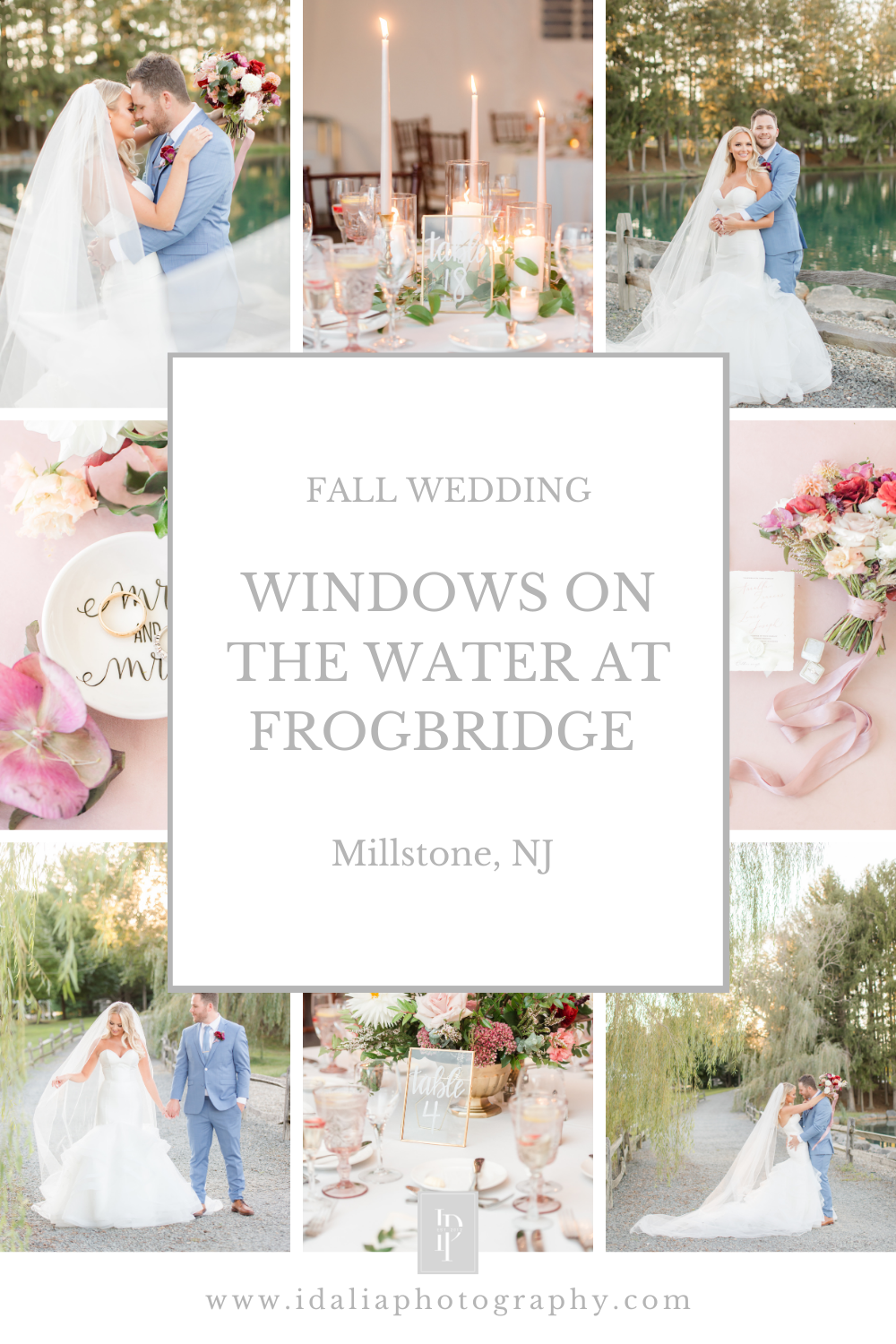 Fall Windows on the Water at Frogbridge wedding in Millstone NJ