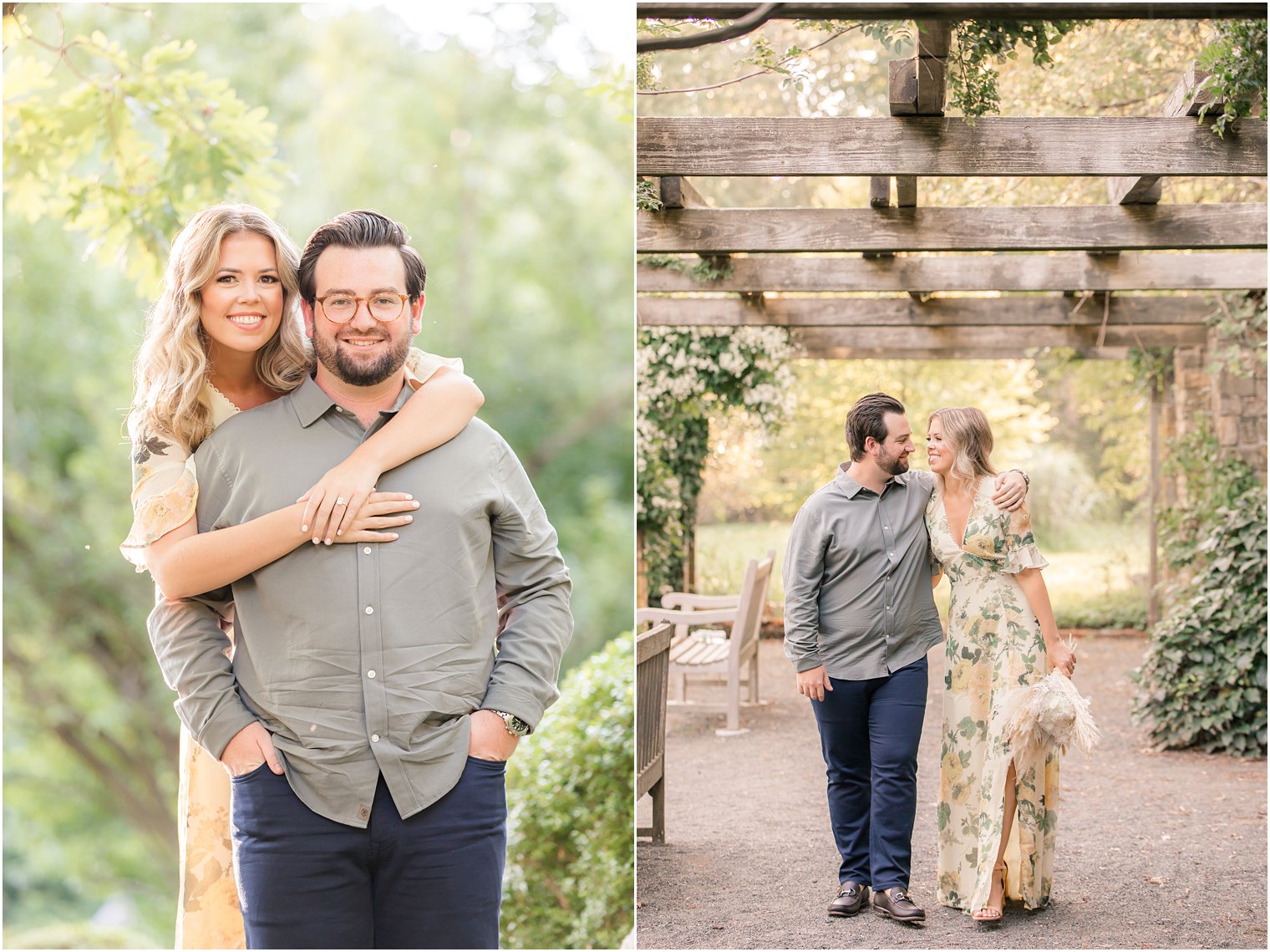 New Jersey couple poses for engagement session in Bernardsville