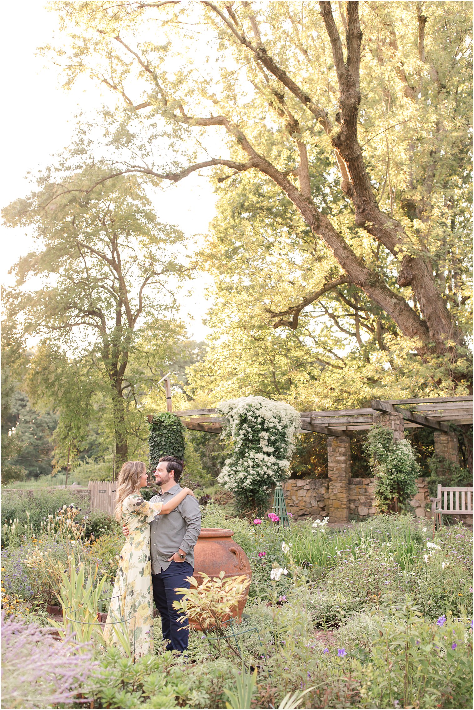 summer engagement session in New Jersey