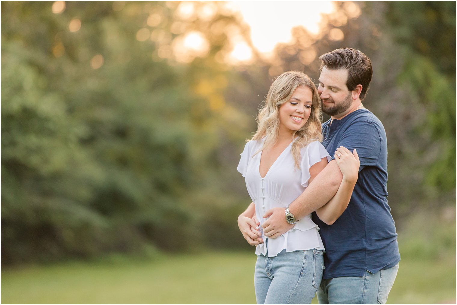 sunset Cross Estate Gardens engagement photos with Idalia Photography