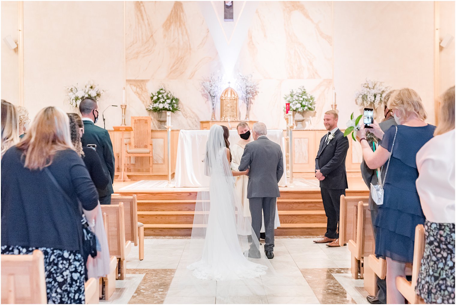 traditional Toms River NJ church wedding ceremony