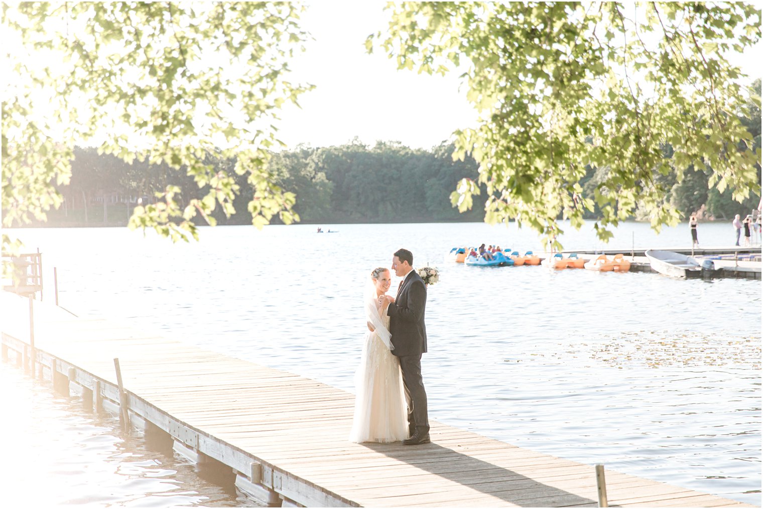 Indian Trail Club Micro Wedding portraits on the docks