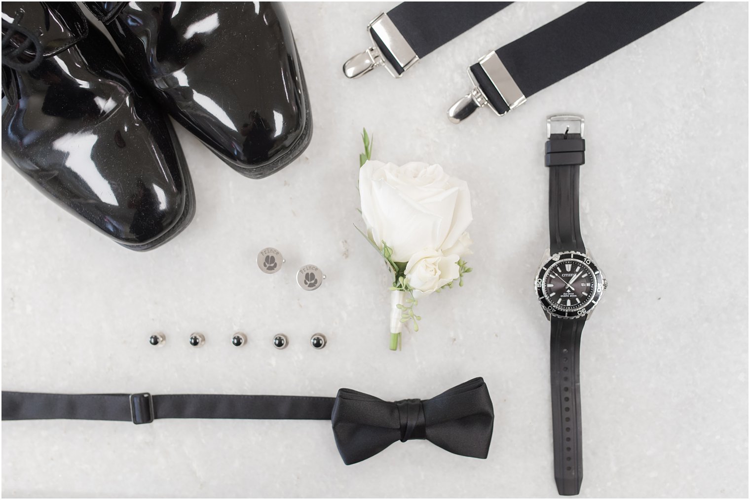 groom's classic details for NJ wedding