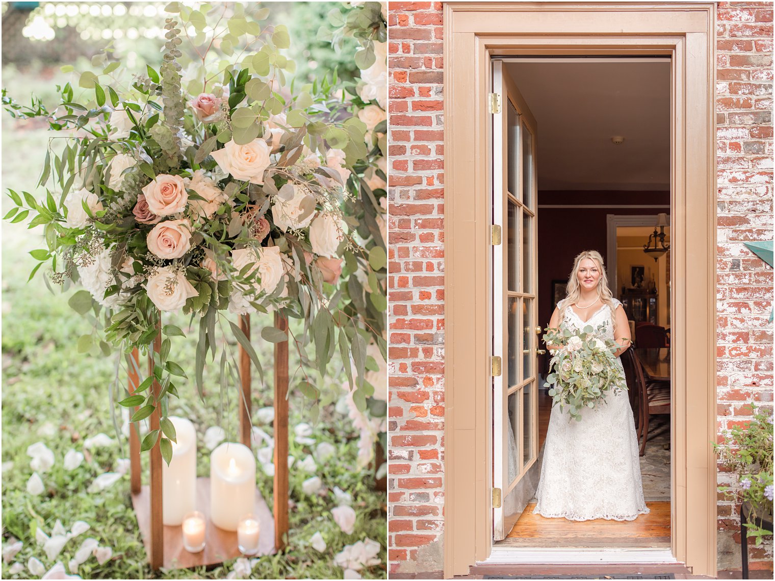 bride enters Micro Wedding ceremony at The Lily Inn