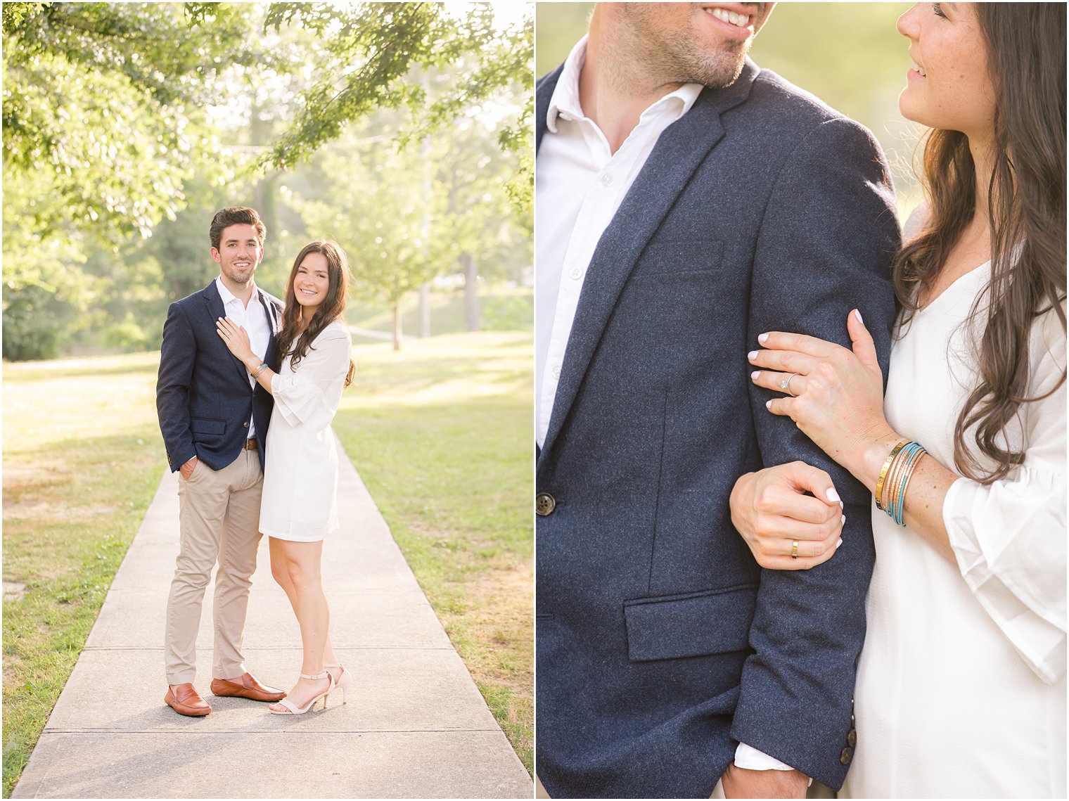 Spring Lake NJ engagement session with Idalia Photography