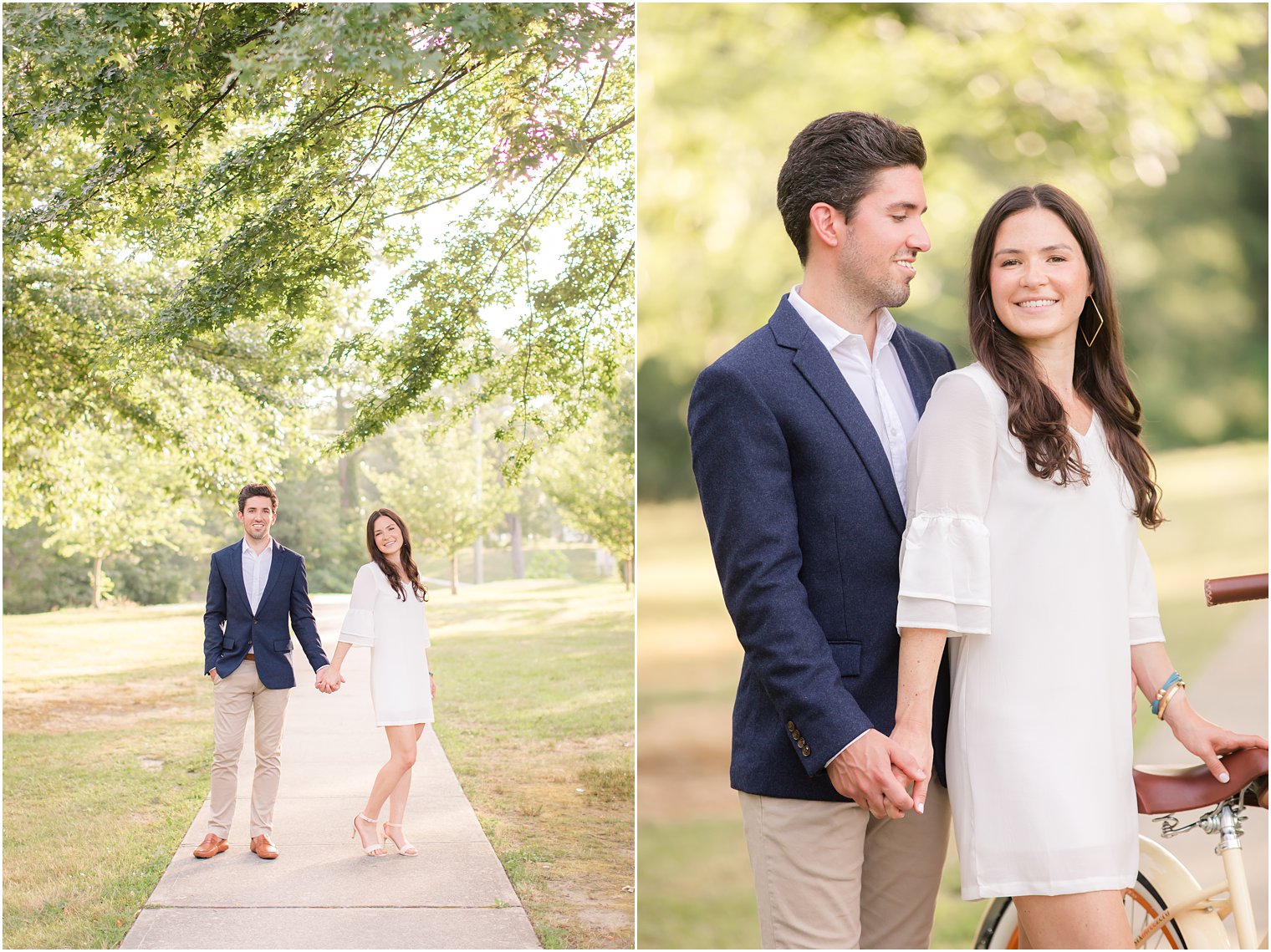 elegant Spring Lake NJ Engagement session with Idalia Photography