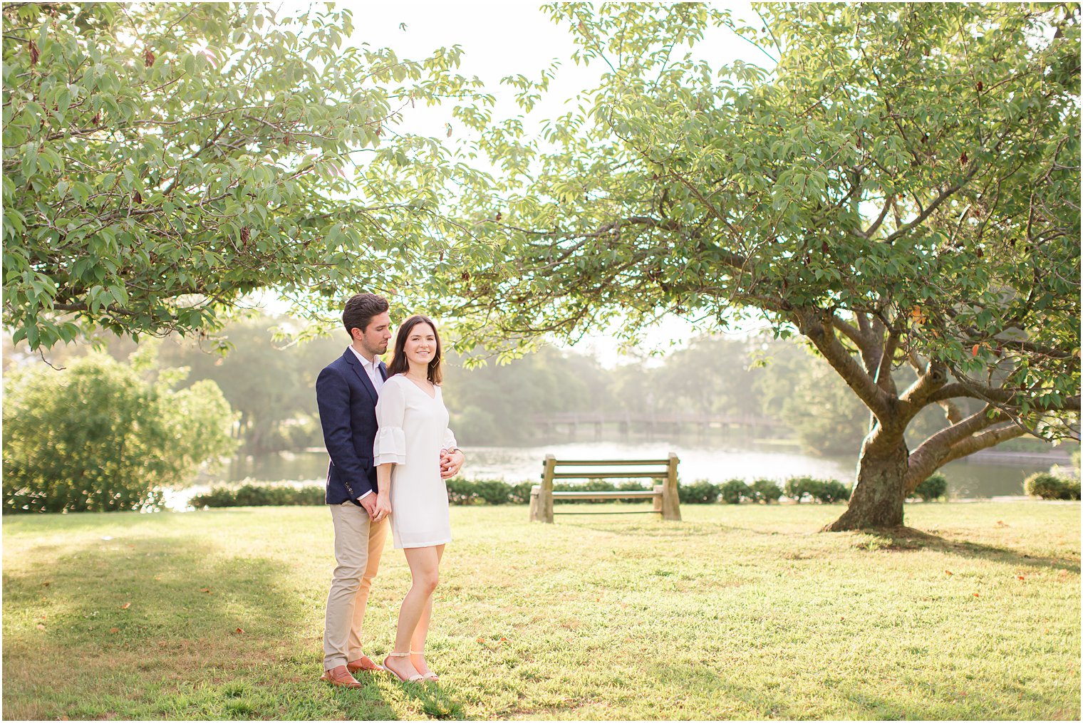 Spring Lake NJ Engagement portraits with NJ wedding photographer Idalia Photography