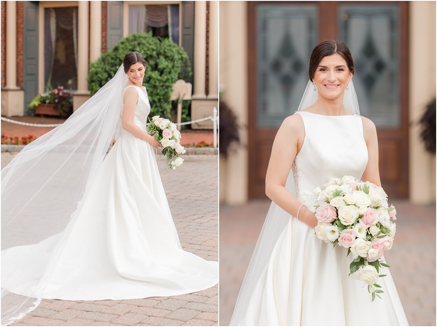 Bridal portraits at The Manor in West Orange NJ