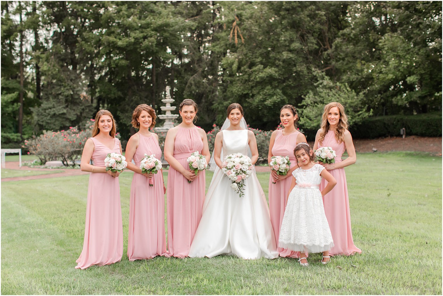 Bridesmaids at The Manor in West Orange NJ