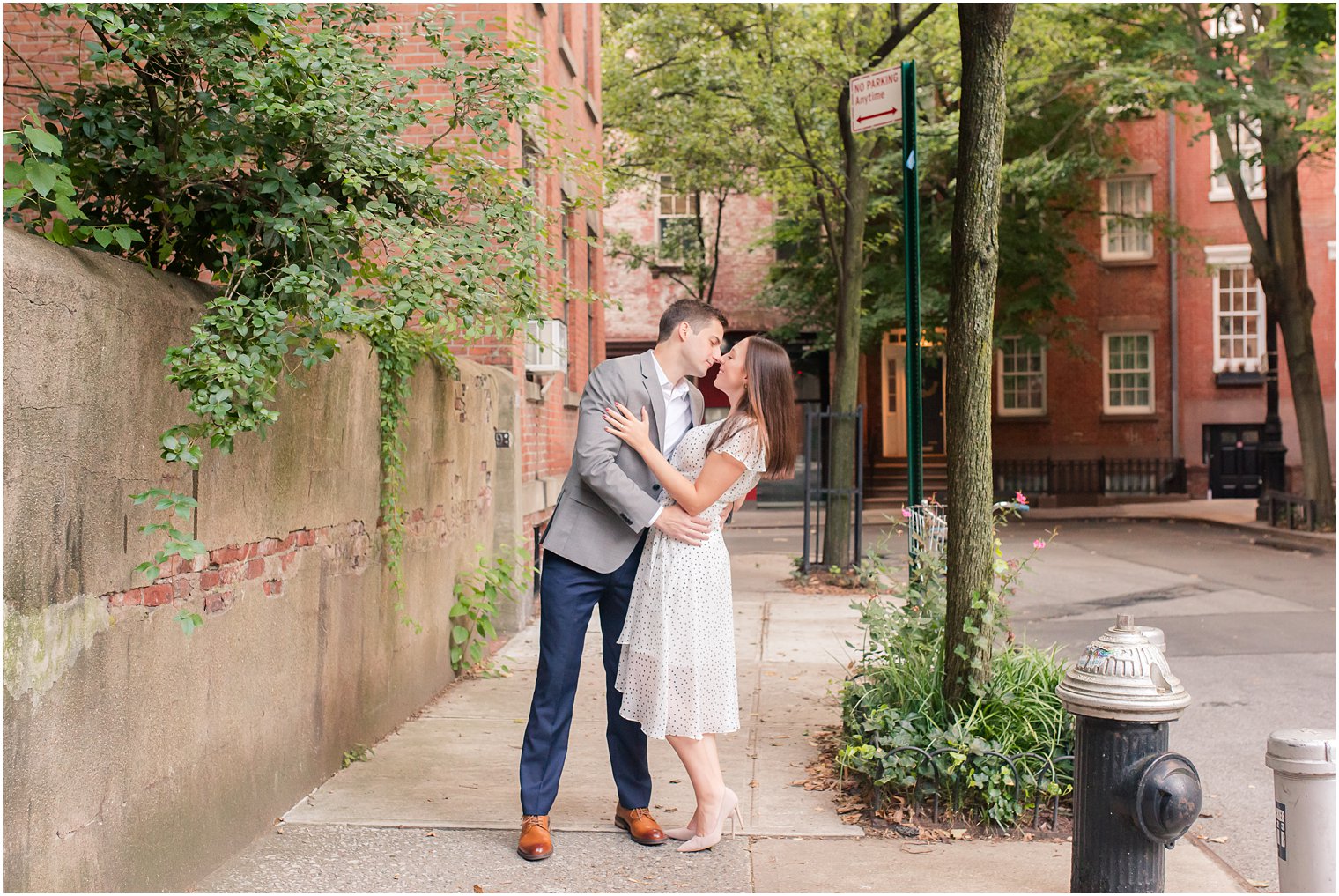city engagement portraits in New York's West Village