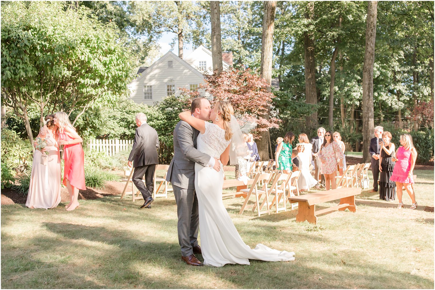 backyard wedding reception dances in New Jersey 