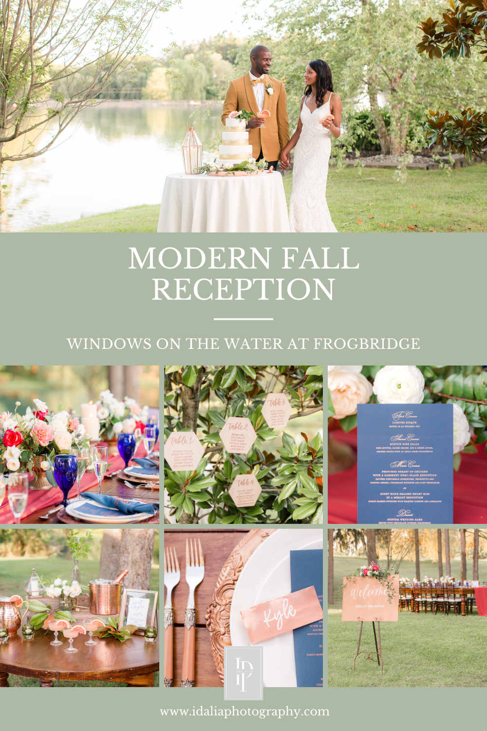 Fall Wedding inspiration at Windows on the Water at Frogbridge