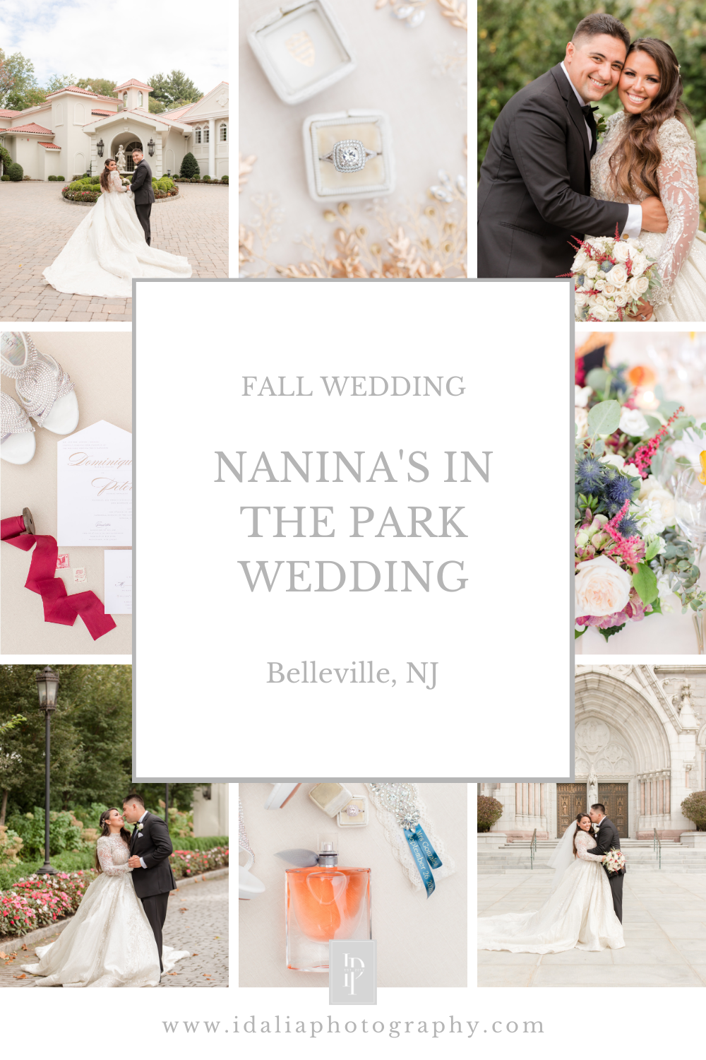 Fall wedding at Nanina's in the Park