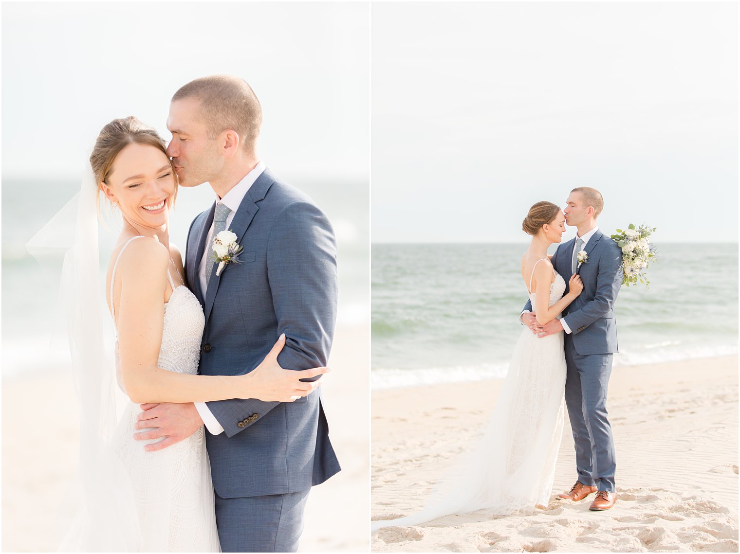 LBI wedding portraits of New Jersey couple