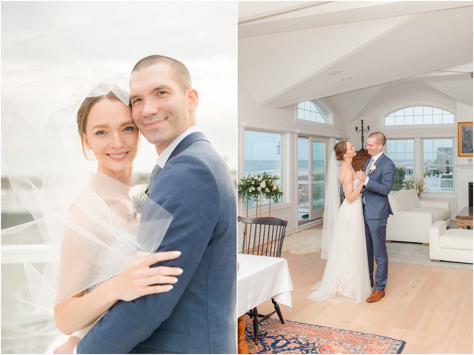 Long Beach Island Intimate Wedding reception