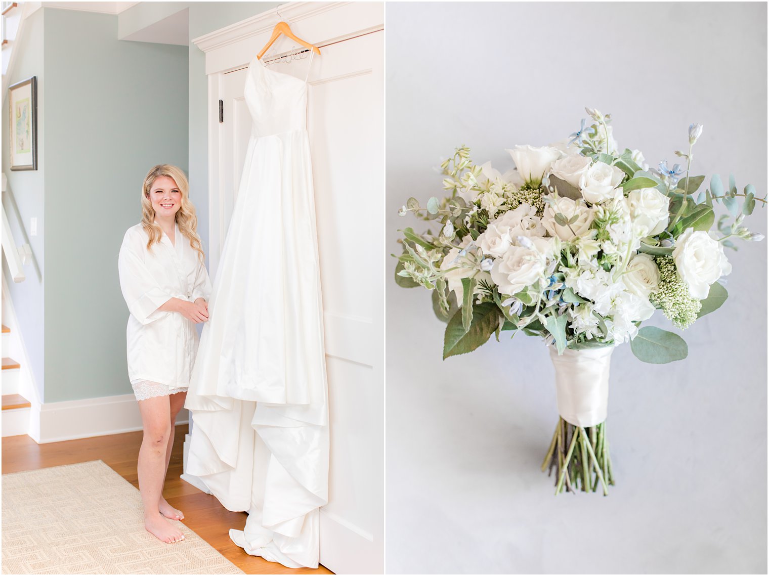 bride prepares for NJ wedding day