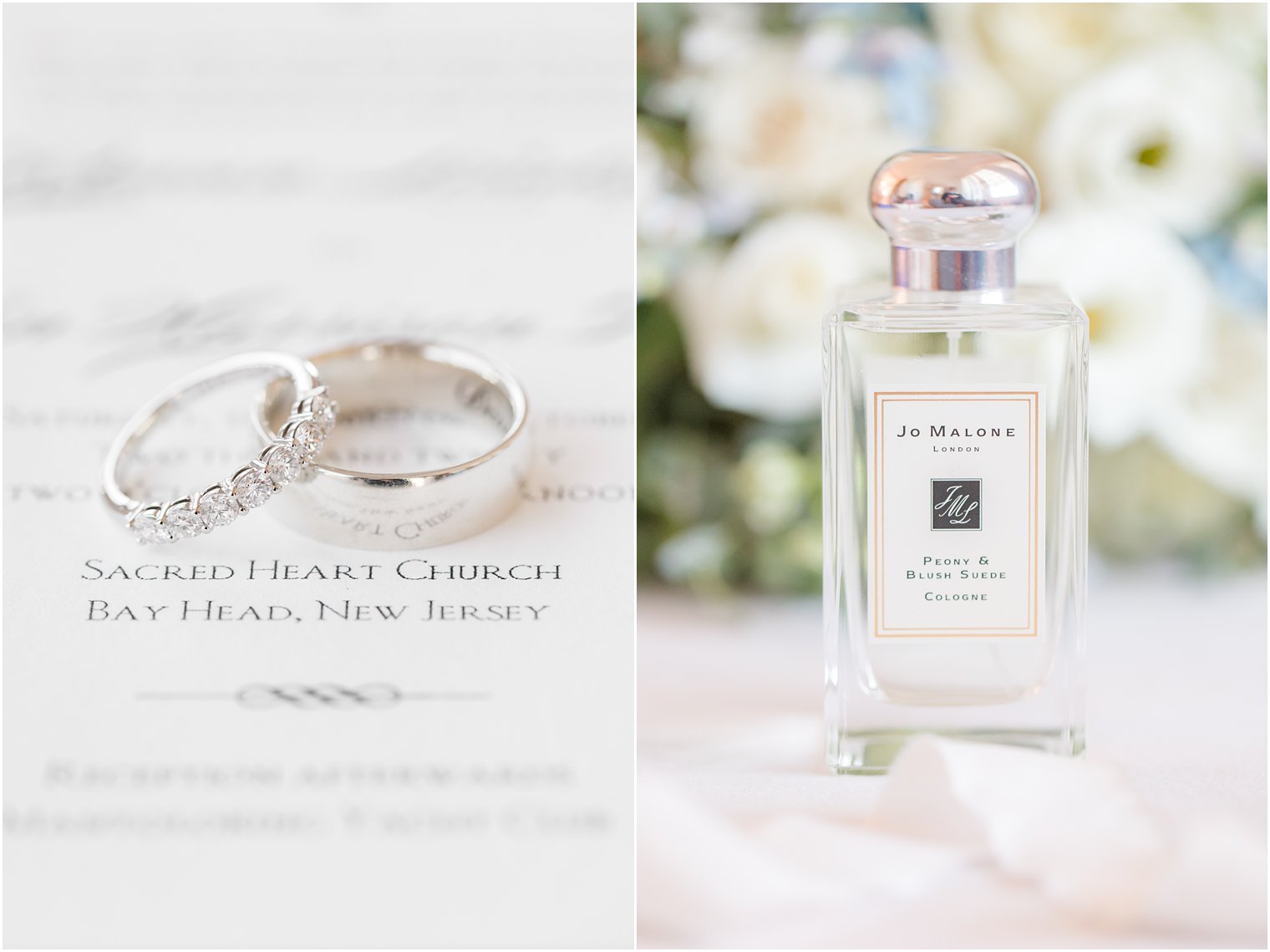 bride's details for yacht club wedding