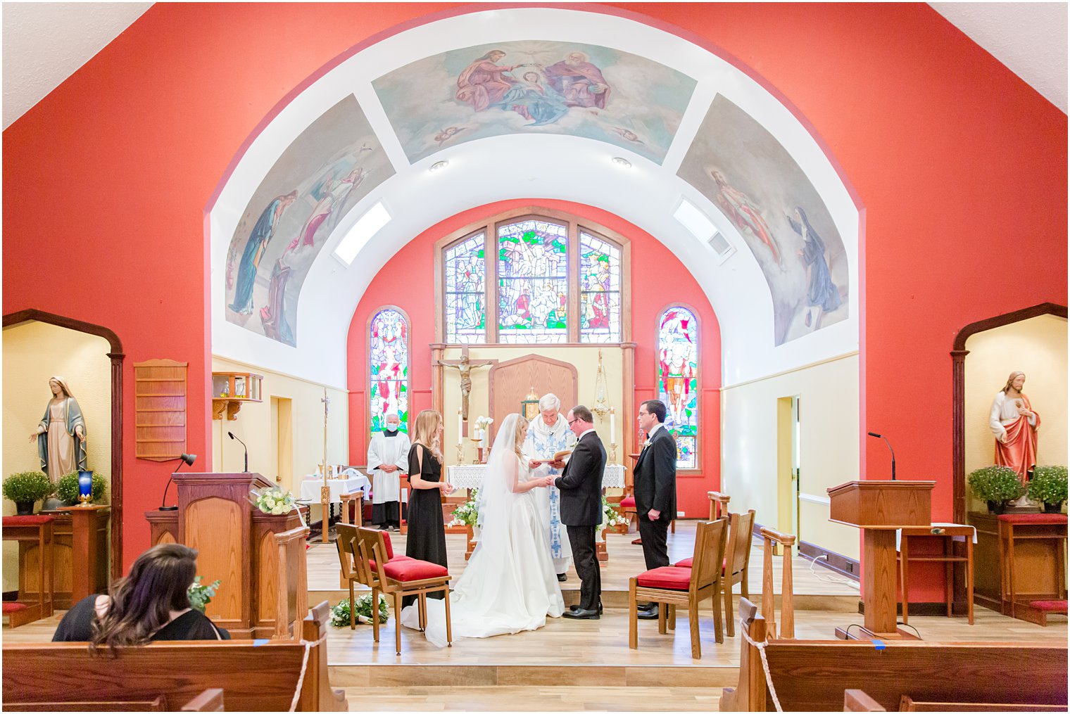 traditional church wedding in New Jersey