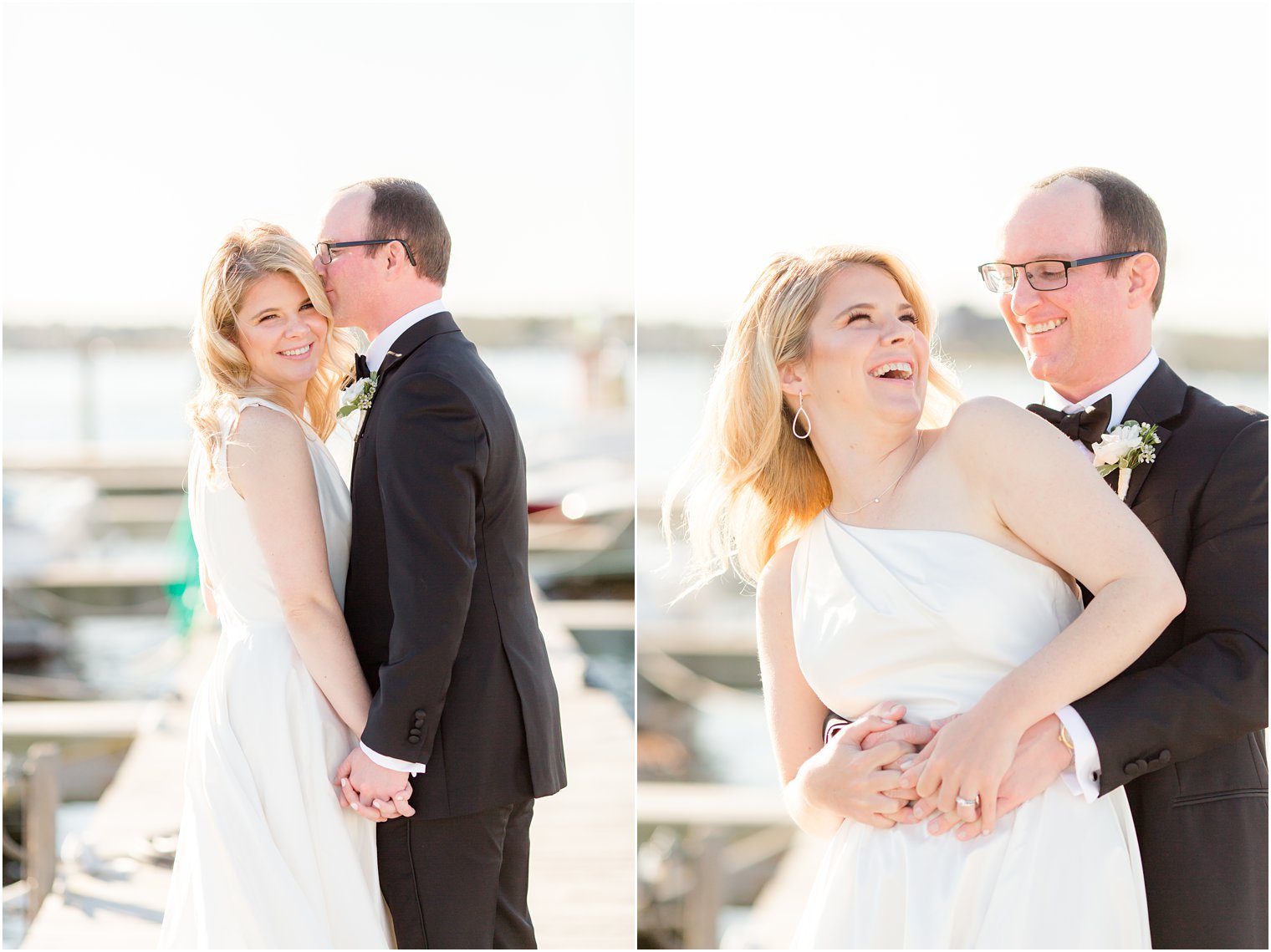 New Jersey wedding portraits on Barnegat Bay