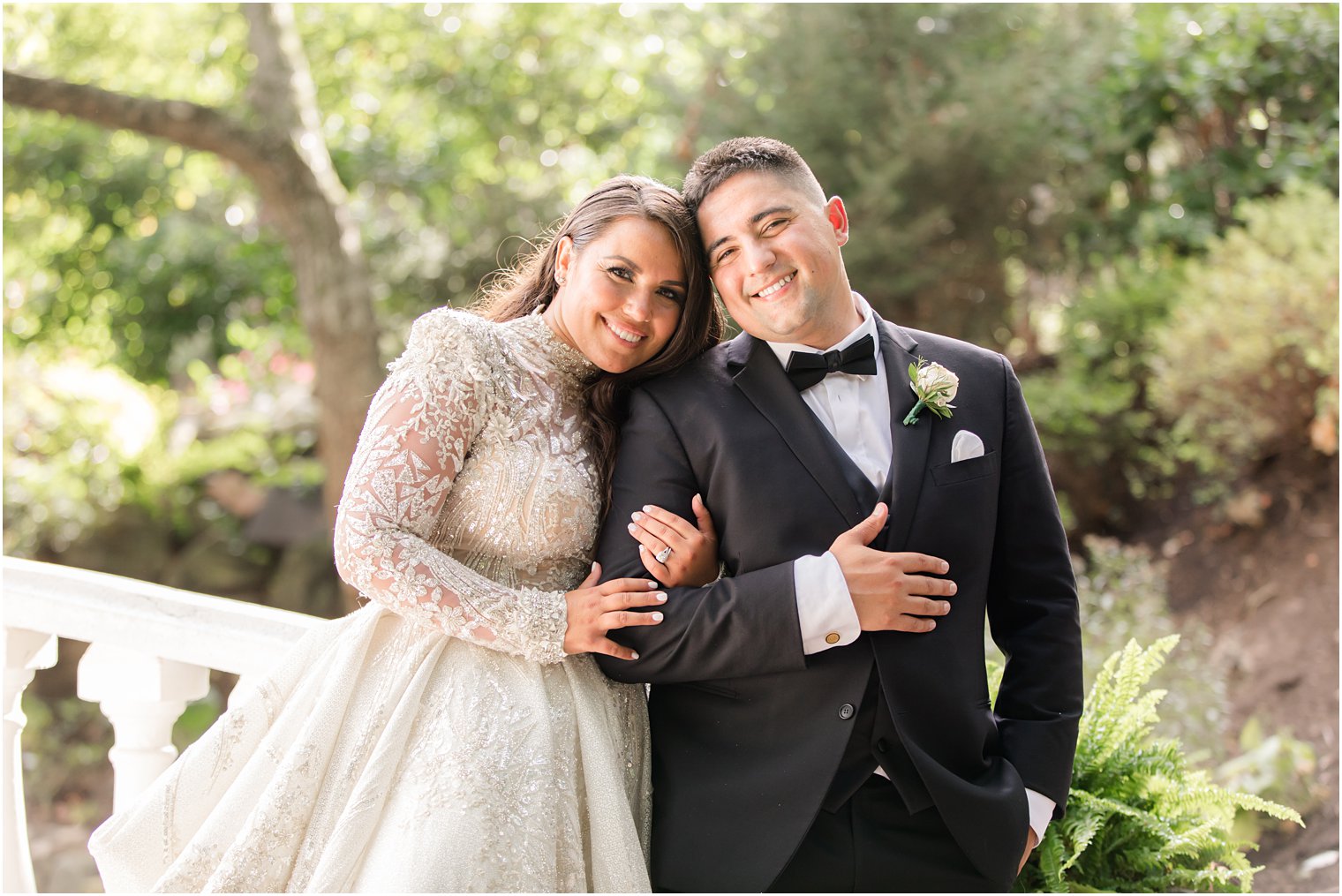 New Jersey wedding portraits at Nanina's in the Park