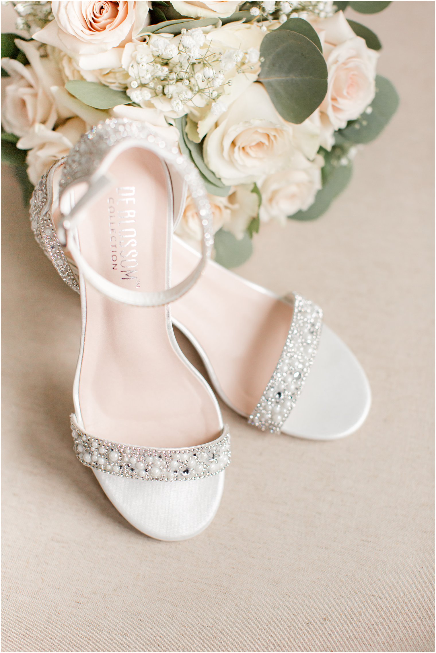 bride's shoes for Seaview Hotel wedding